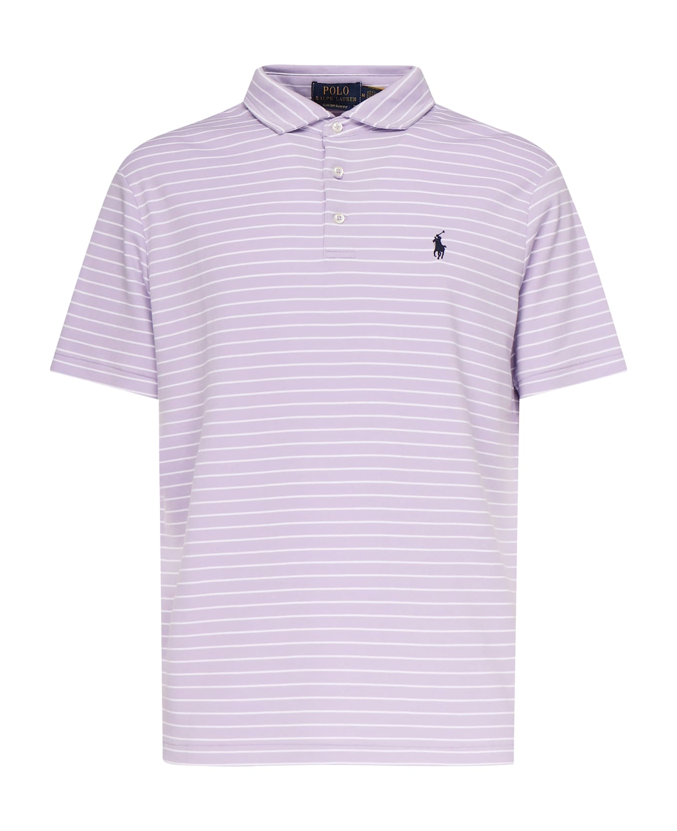 Polo Ralph Lauren Pony Striped Polo - PURPLE