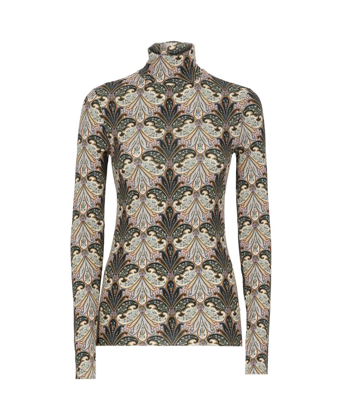 Etro Turtleneck With Paisley Pattern - 1