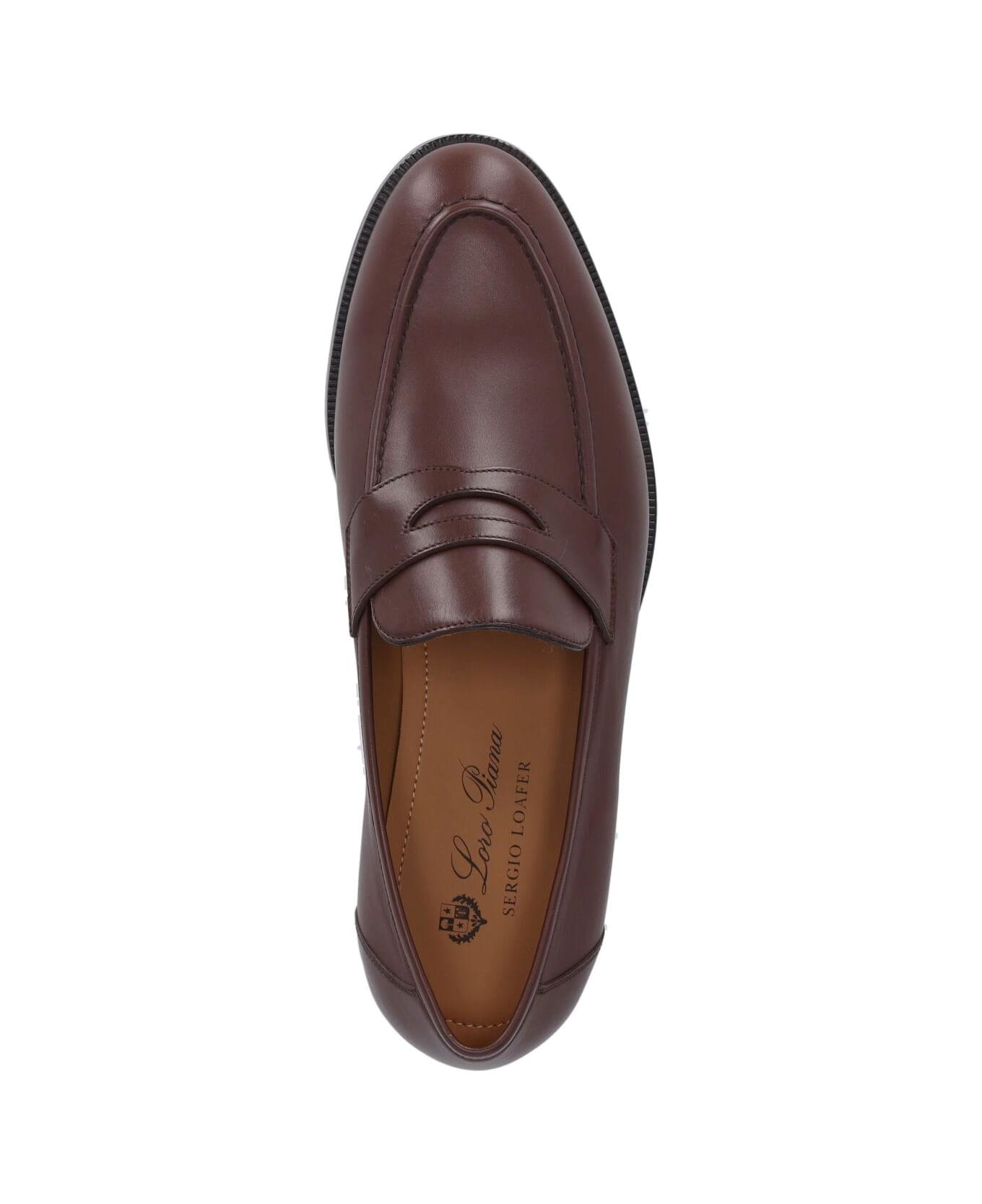 Loro Piana 'segio' Loafers - CUOIO INGLESE