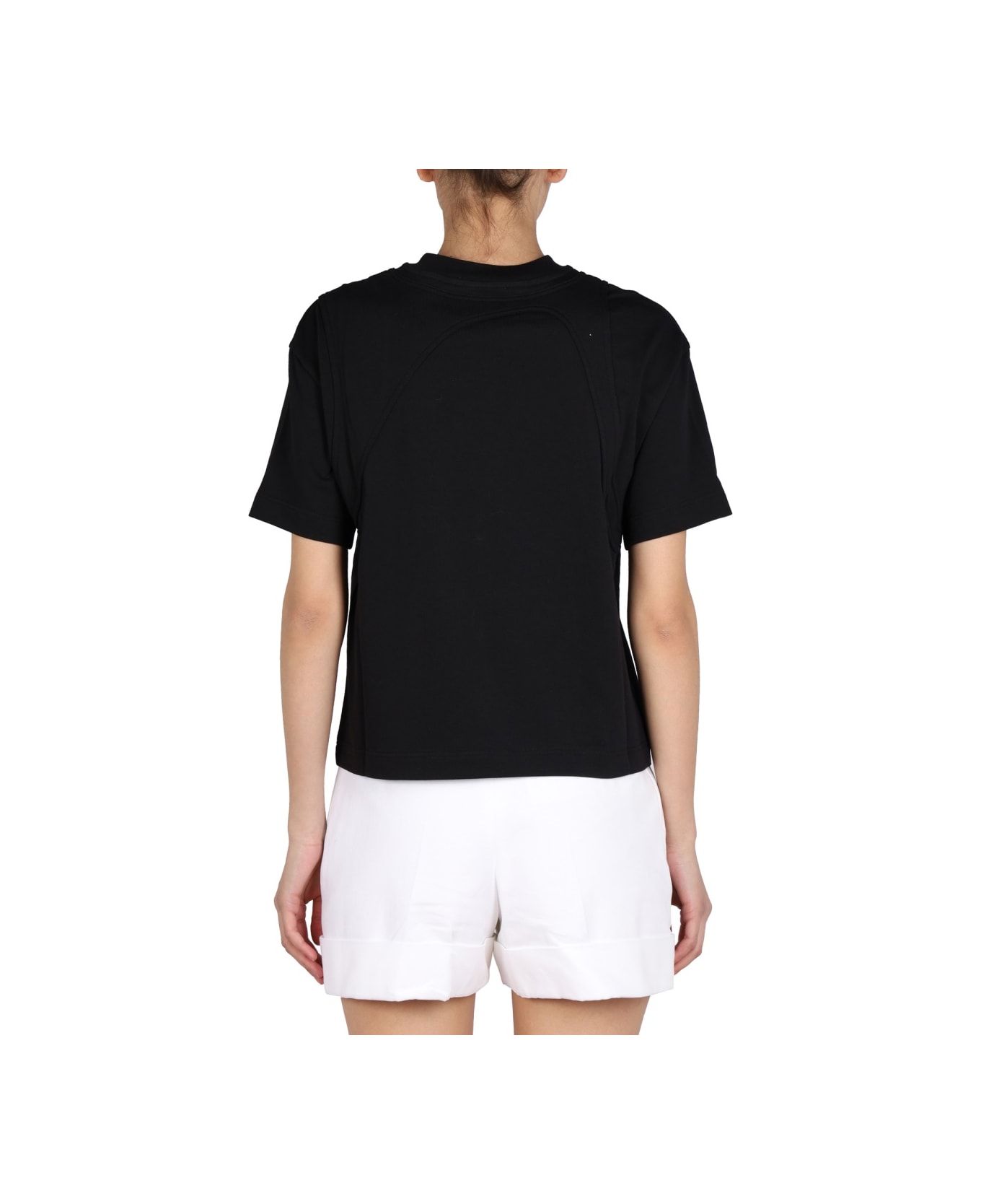 Alexander McQueen Crewneck T-shirt - BLACK Tシャツ