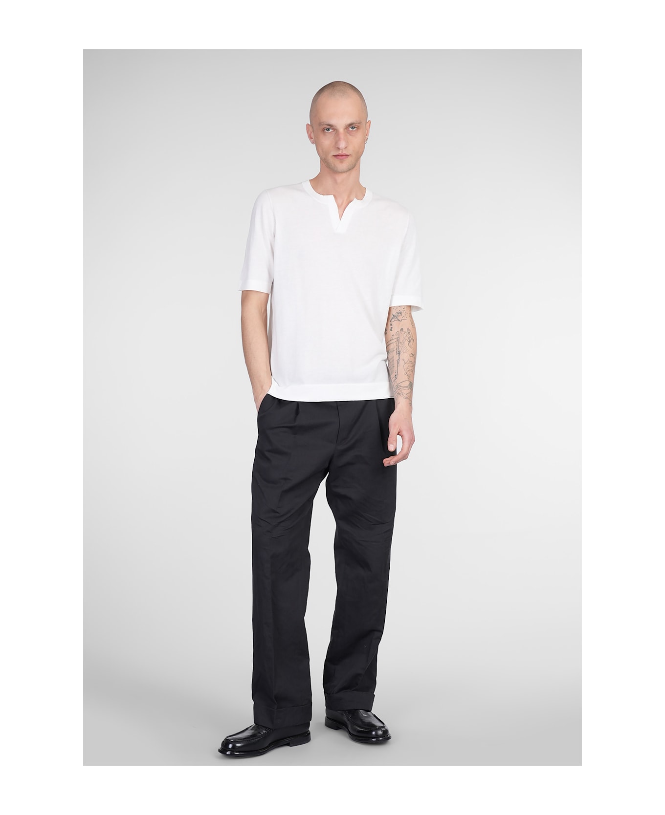 Ballantyne T-shirt In White Cotton - white