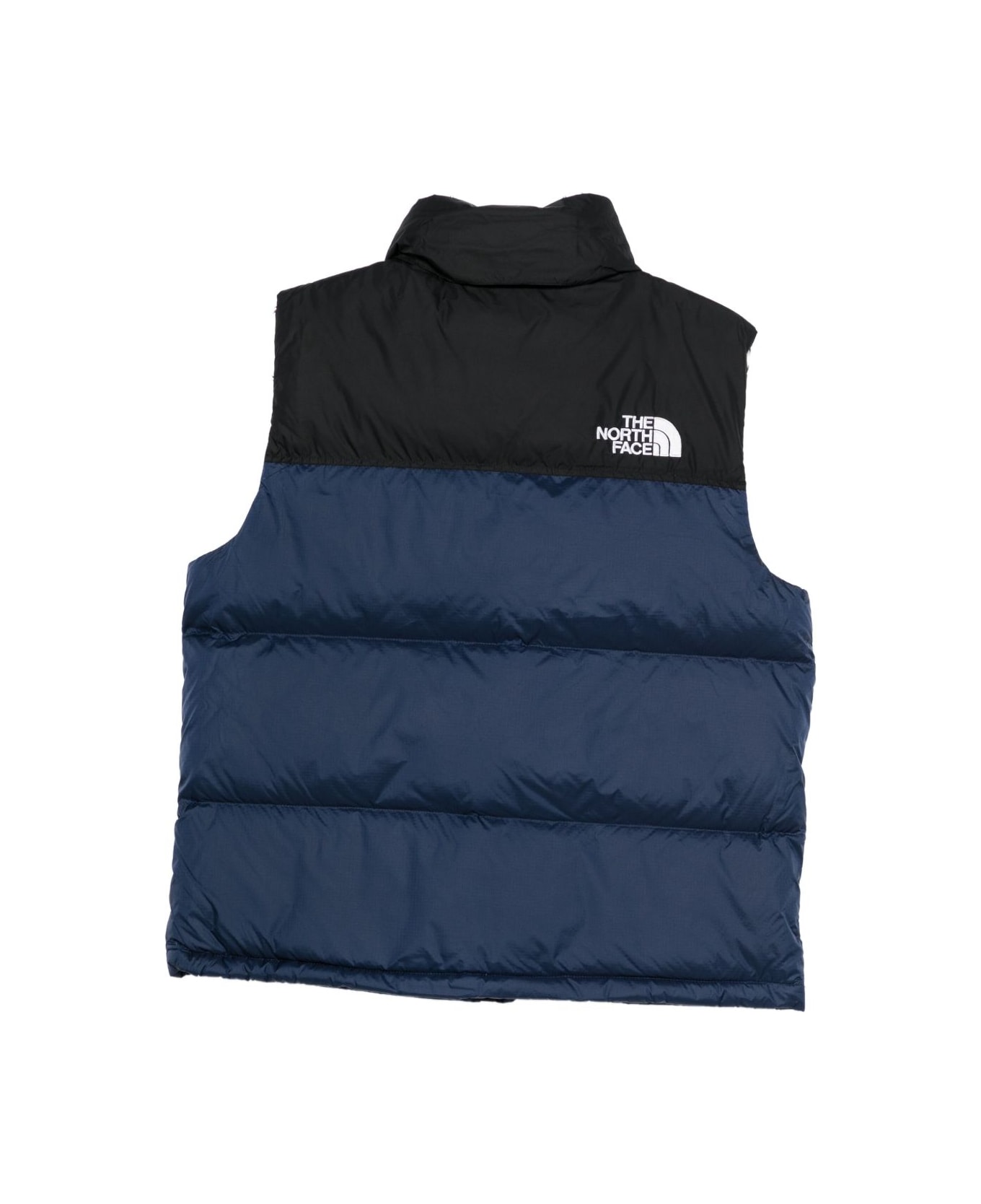 The North Face Quilted Zip-up Vest - Blue