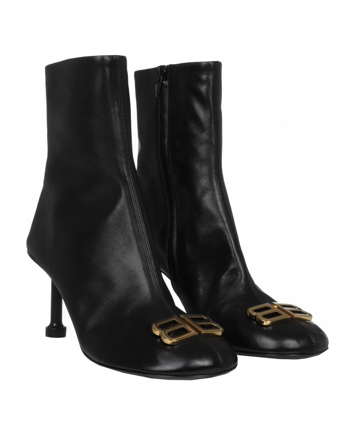 Balenciaga High Heels Ankle Boots - black