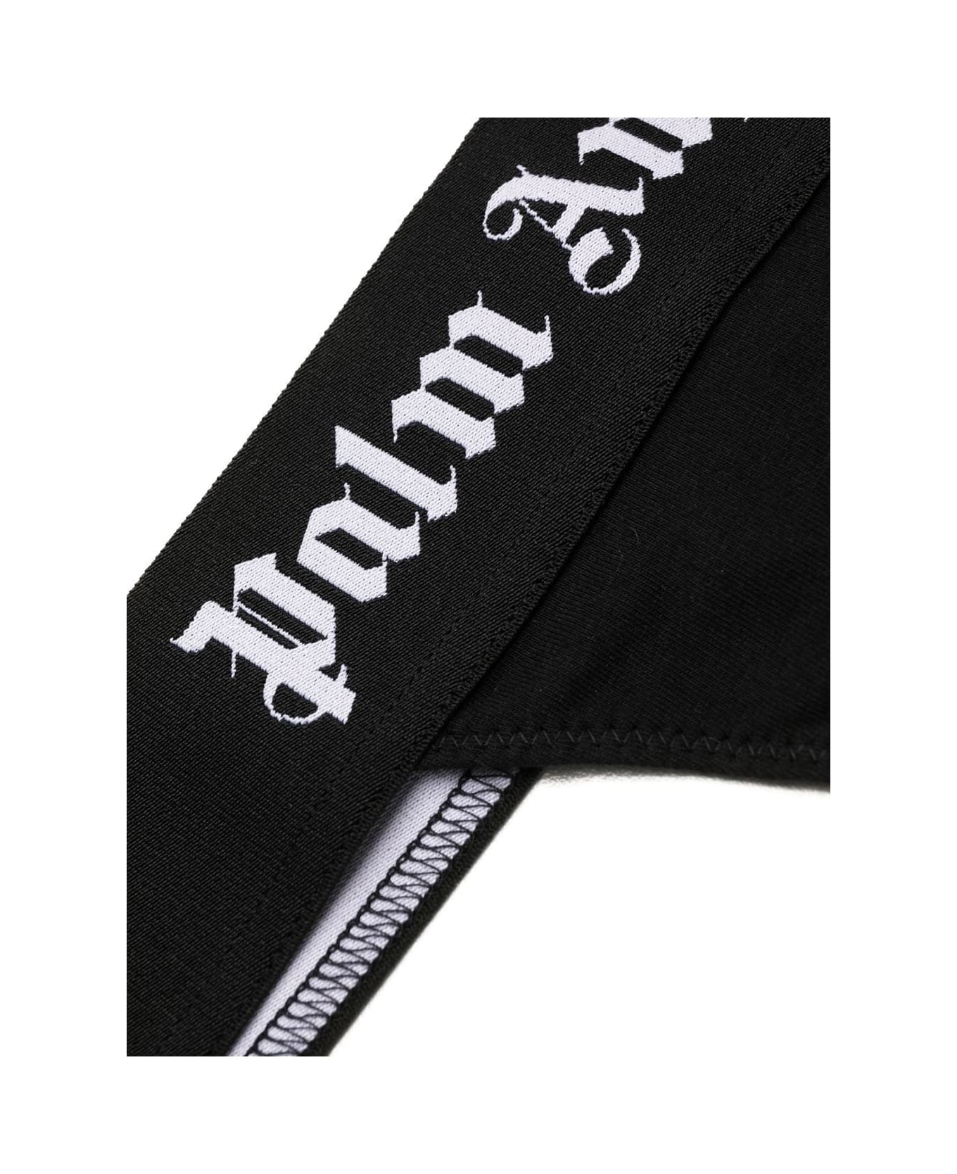 Palm Angels Thong With Logo Band - Nero