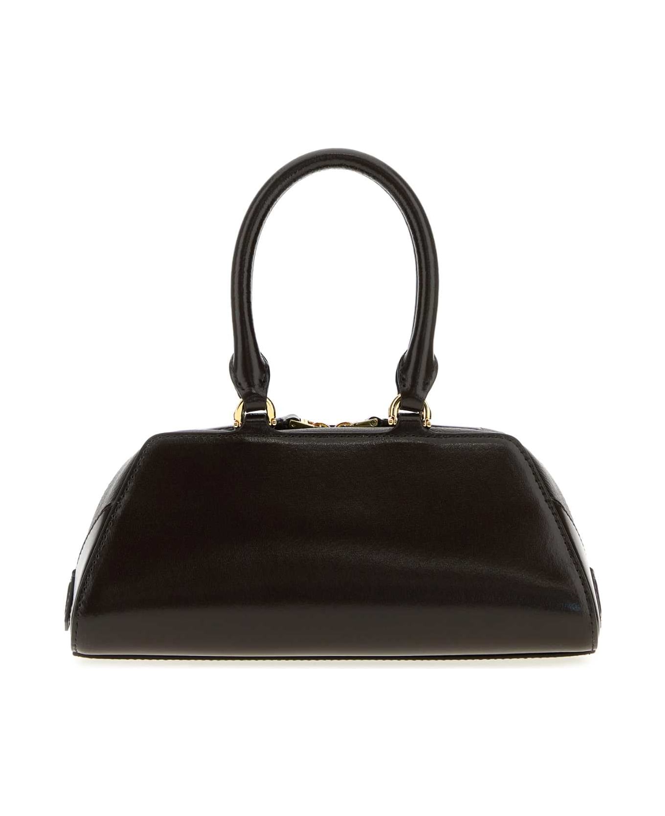 Givenchy Chocolate Leather Mini Antigona Handbag - CHOCOLATE