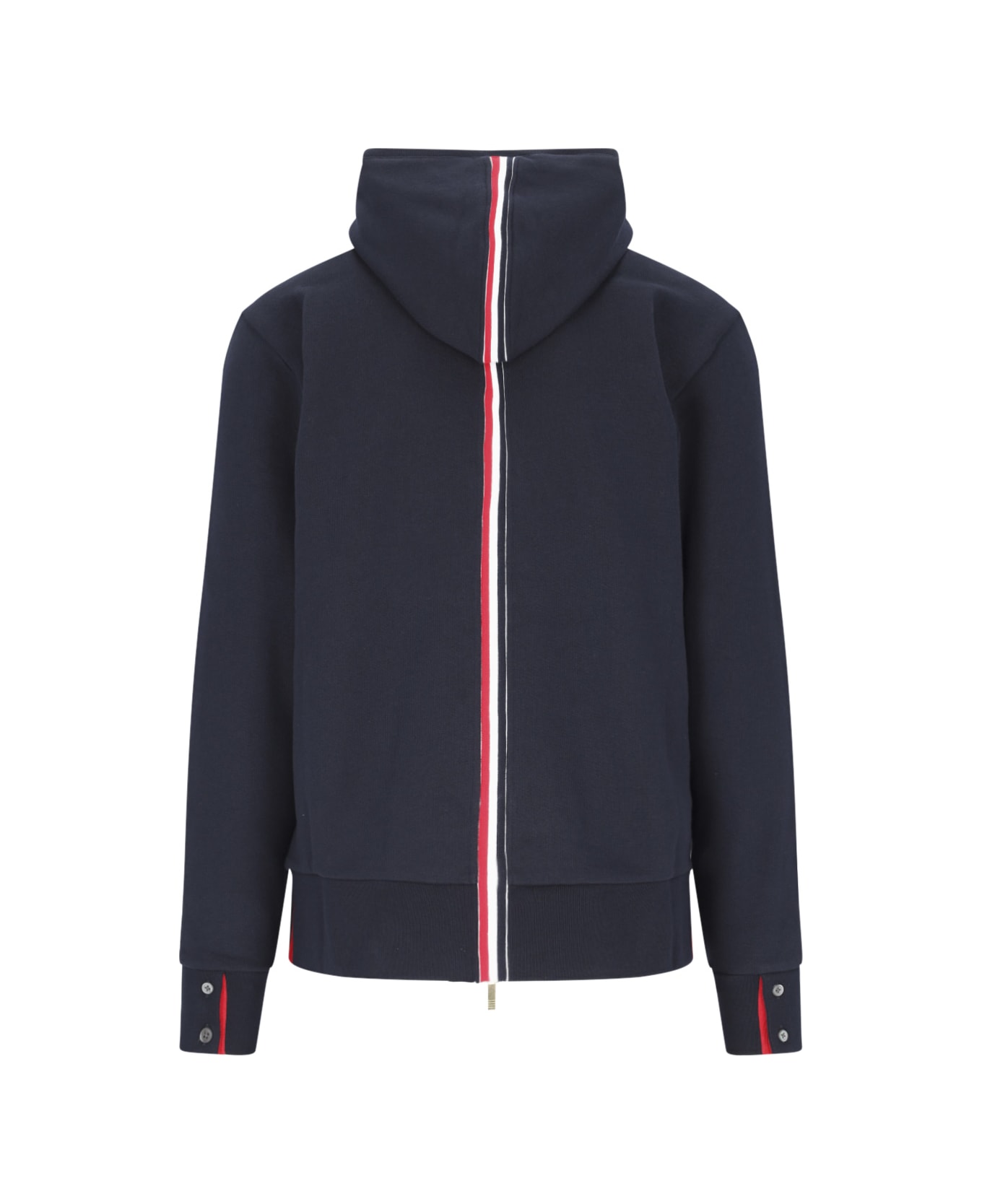 Thom Browne Zip Sweatshirt - navy