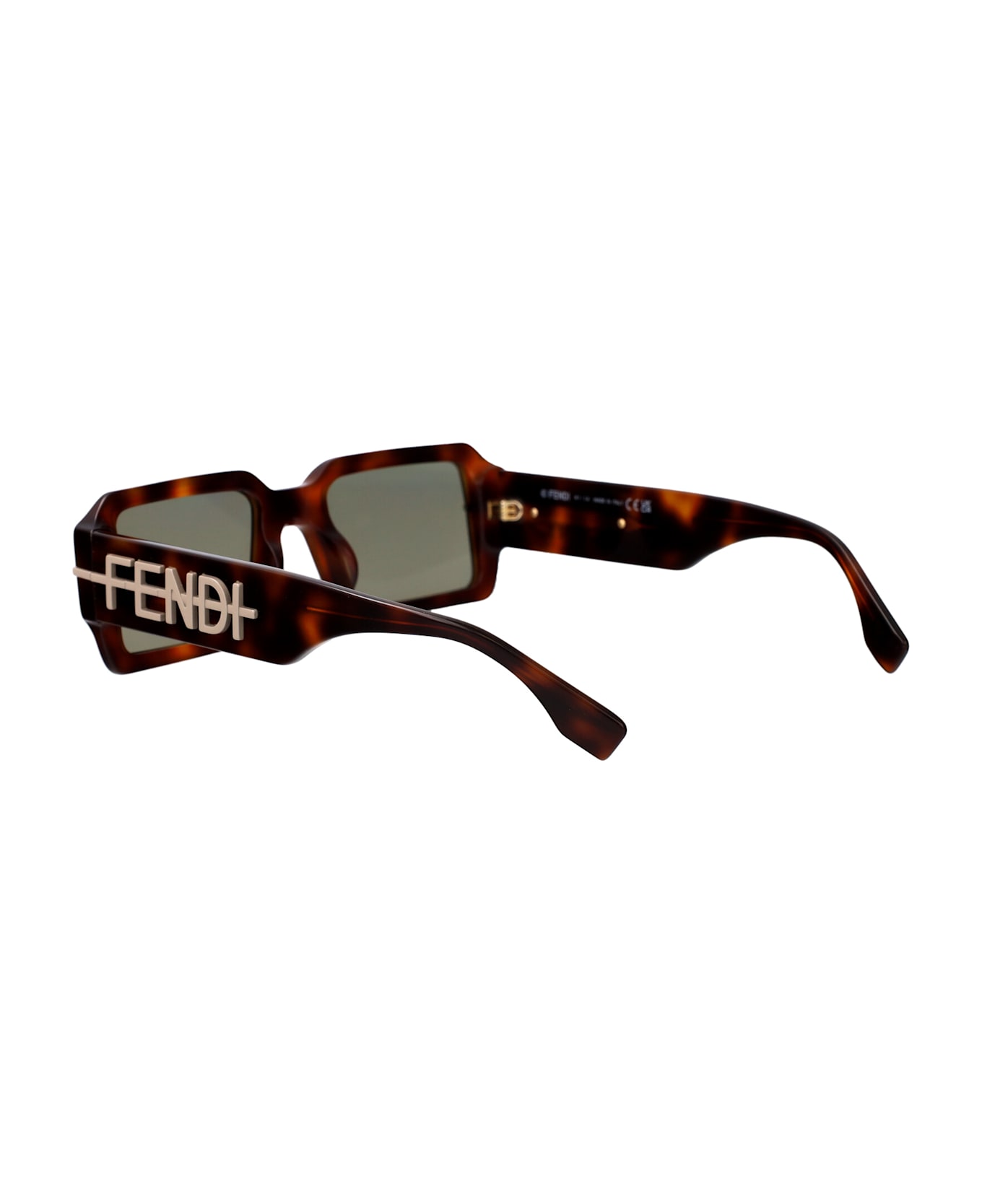 Fendi Eyewear Fendigraphy Sunglasses - 53E - Havana
