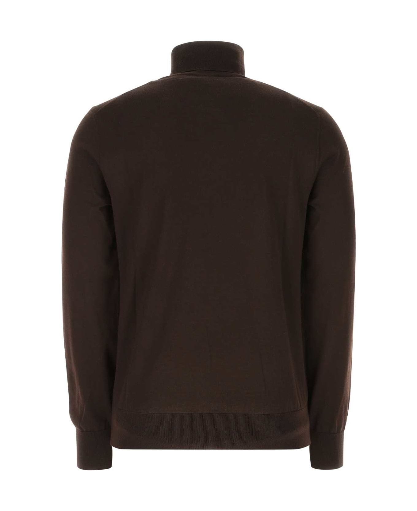 Dolce & Gabbana Dark Brown Cashmere Blend Sweater - M0682 ニットウェア