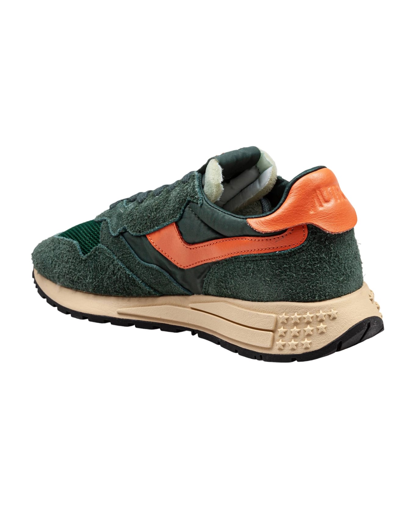 Autry Sneakers Reelwind In Suede And Nylon Color Green - GREEN