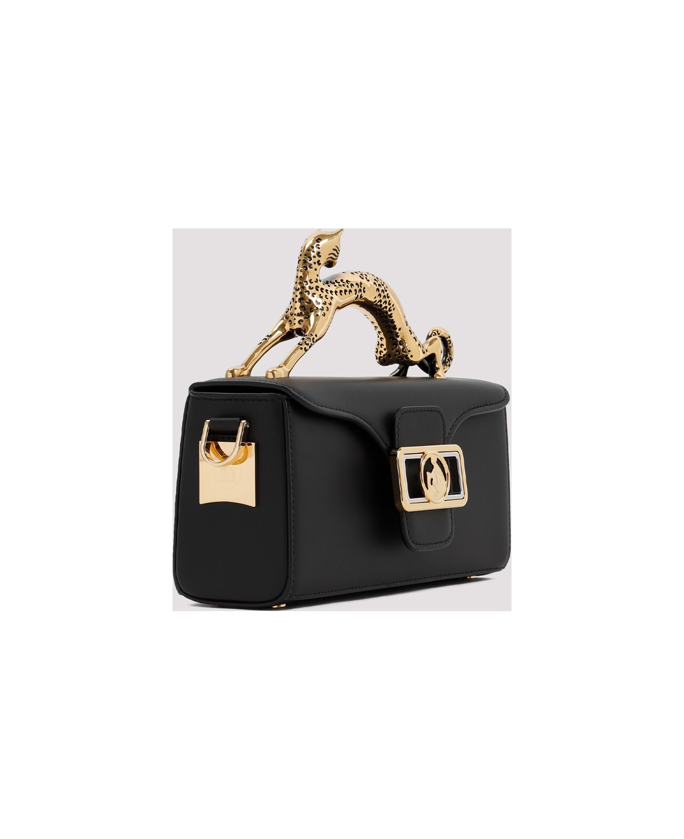 Lanvin Nano Pencil Cat Bag - Black