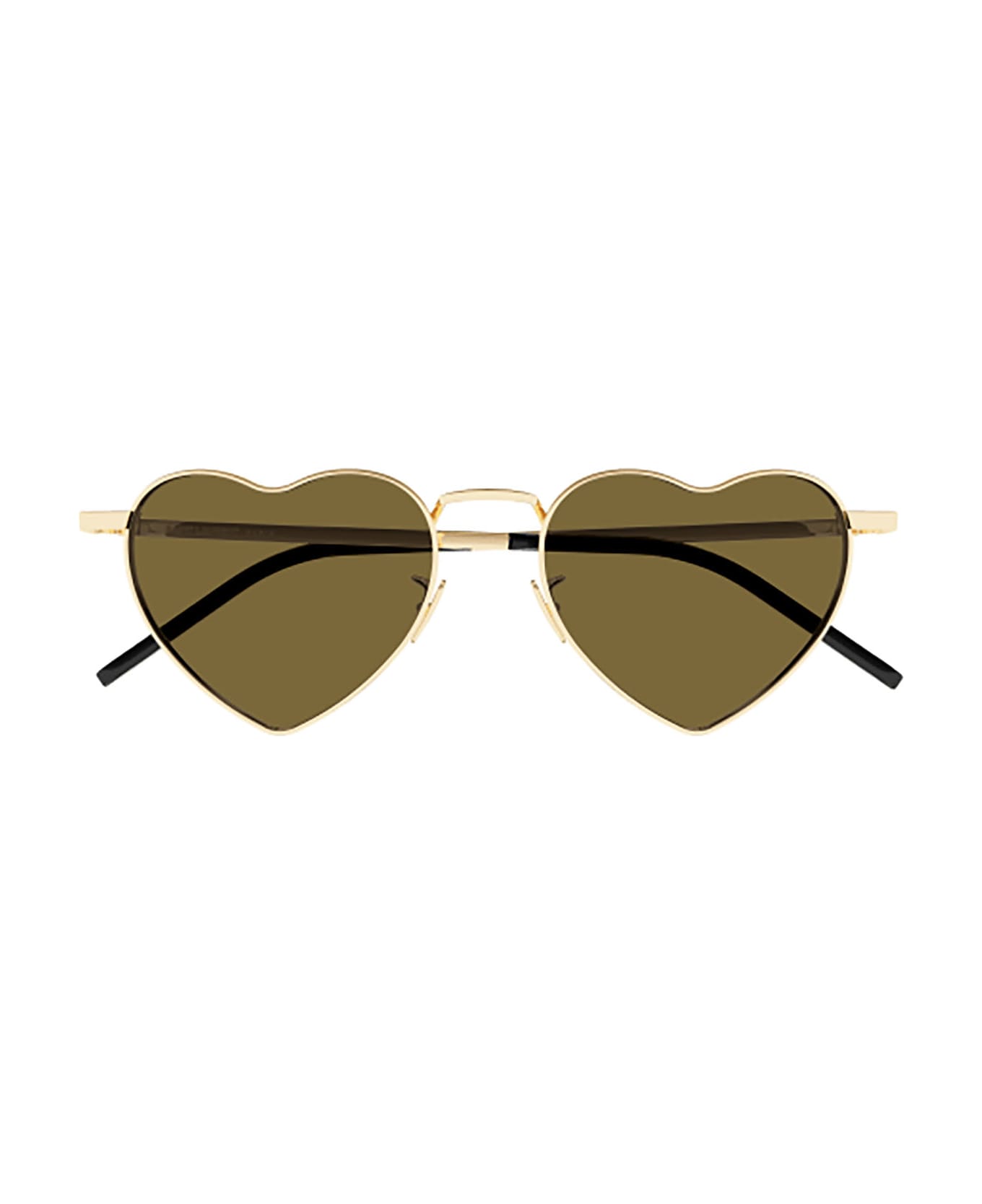 Saint Laurent Eyewear Sl 301 Loulou Sunglasses - 015 gold gold brown サングラス