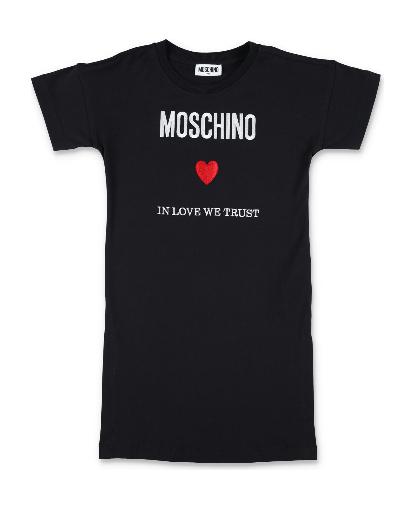 Moschino Logo Dress - BLACK