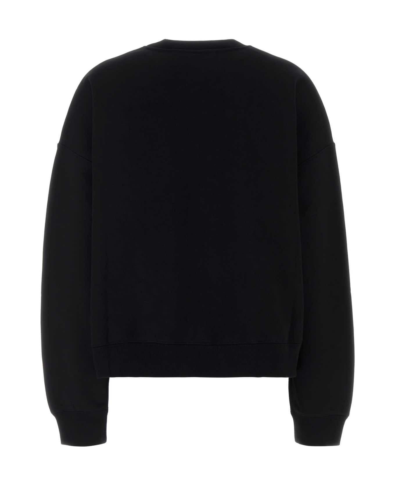 Gucci Black Cotton Oversize Sweatshirt - BLACKMIX