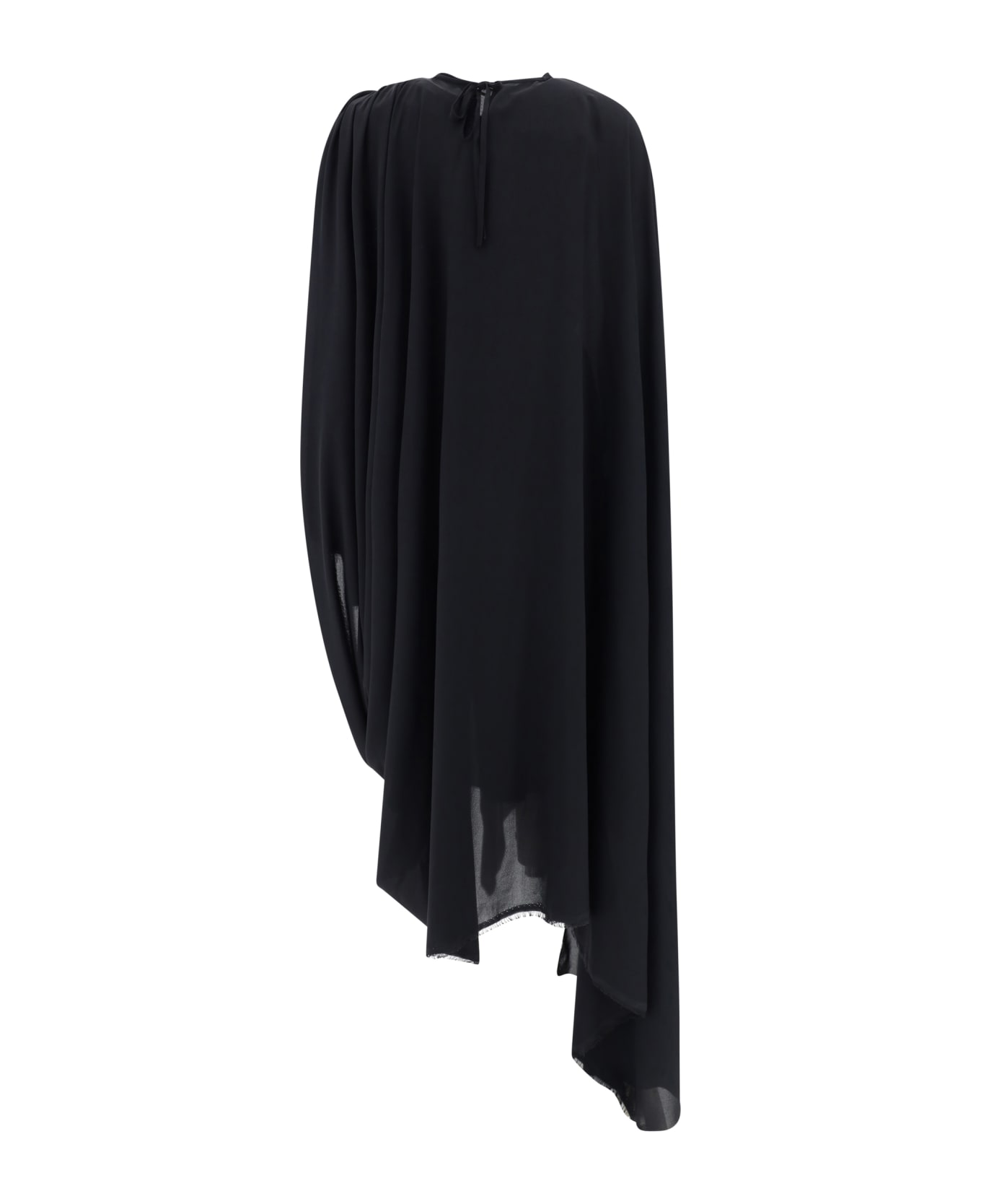 Balenciaga Dress In Technical Crepe - Black ワンピース＆ドレス