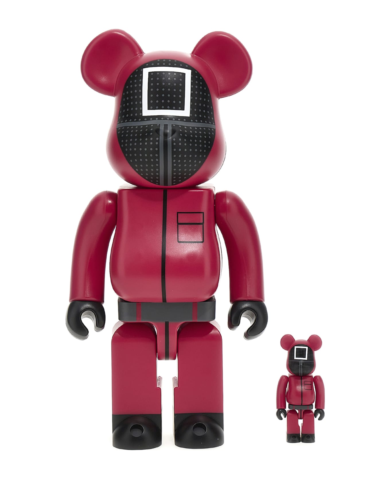 Medicom Toy Be@rbrick 100% And 400% Squid Game Manager - Red