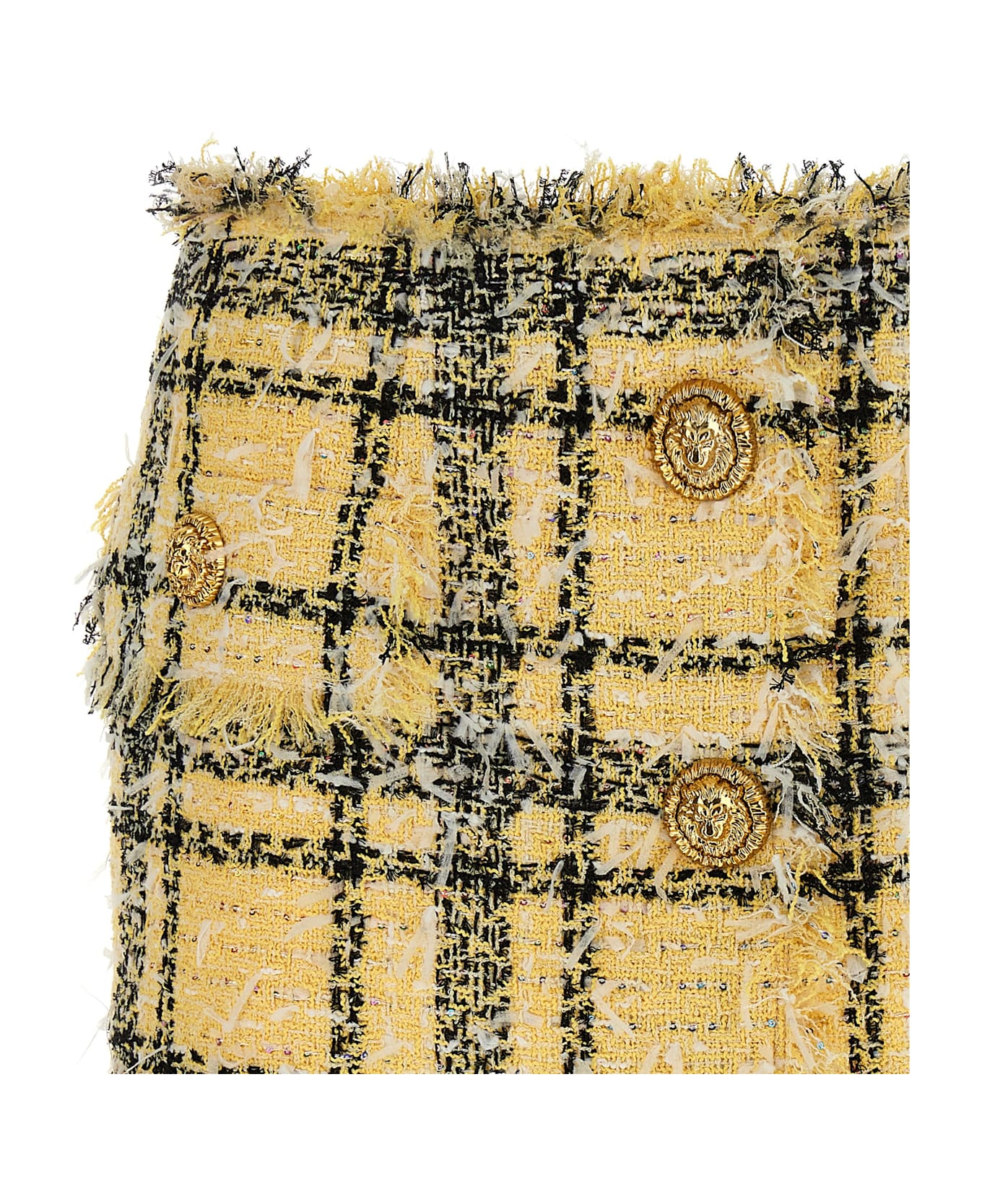 Balmain Lurex Tweed Skirt - Multicolor