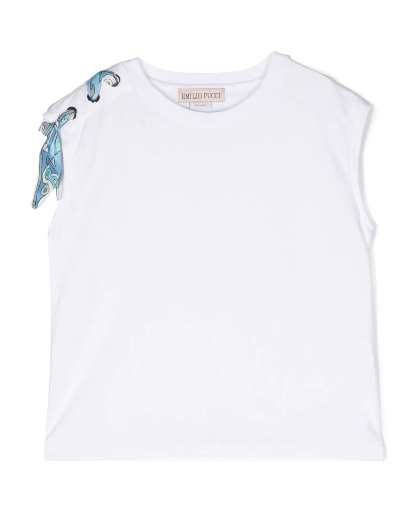 Emilio Pucci White Cotton Shirt - Bianco