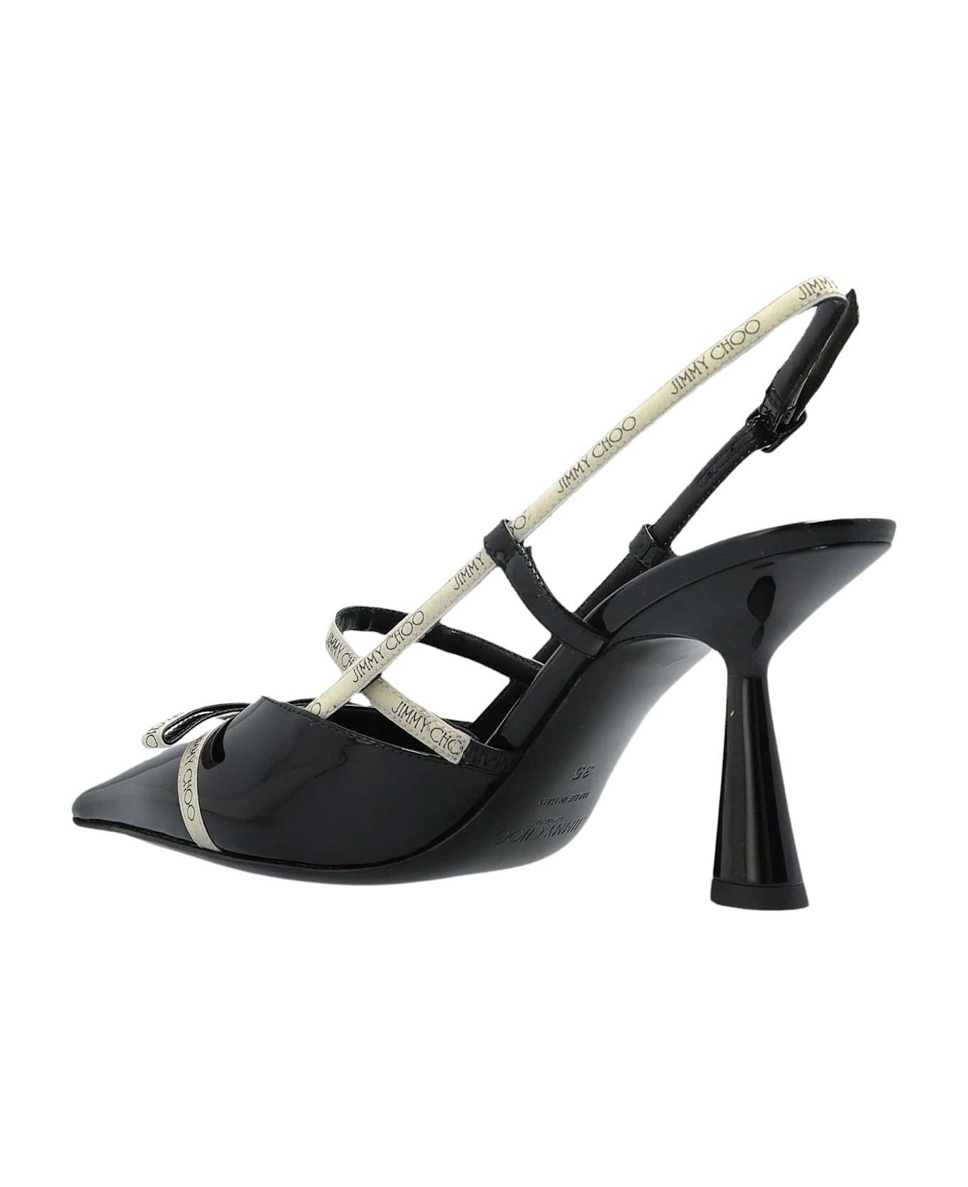 Jimmy Choo Slingback Shoe - Black Butter