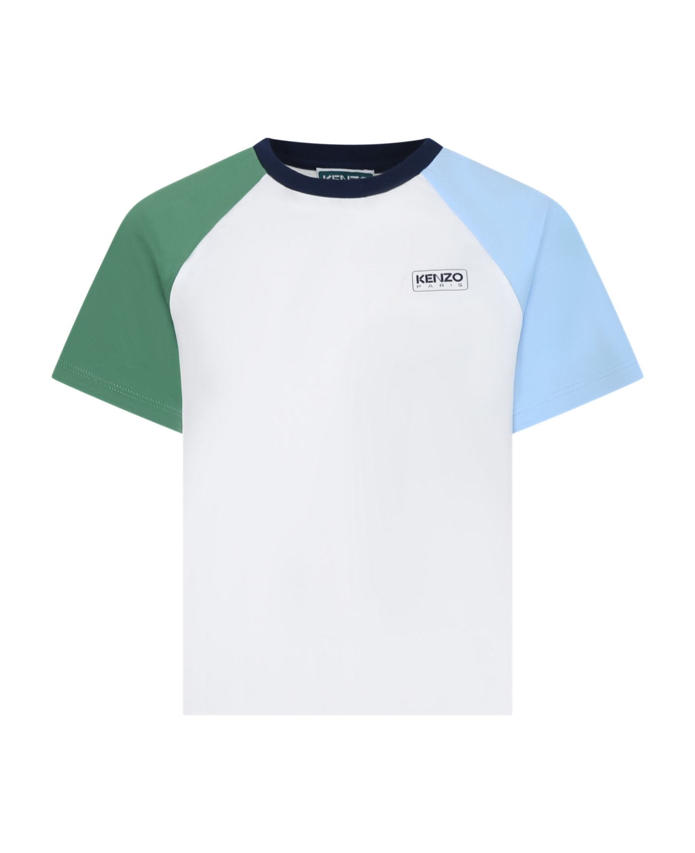 Kenzo Kids Multicolor T-shirt For Kids With Logo - Multicolor