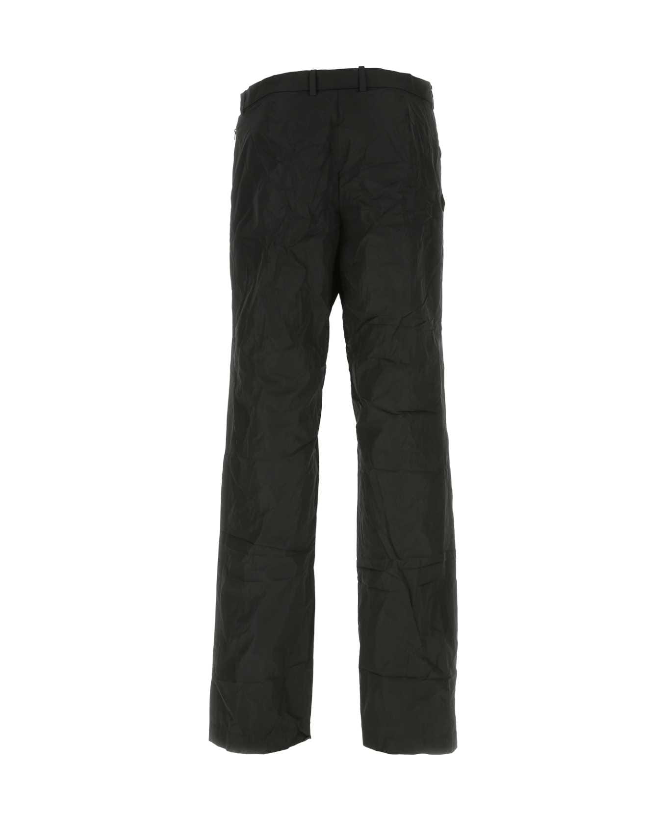 Balenciaga Black Polyester Pant - 1000 ボトムス
