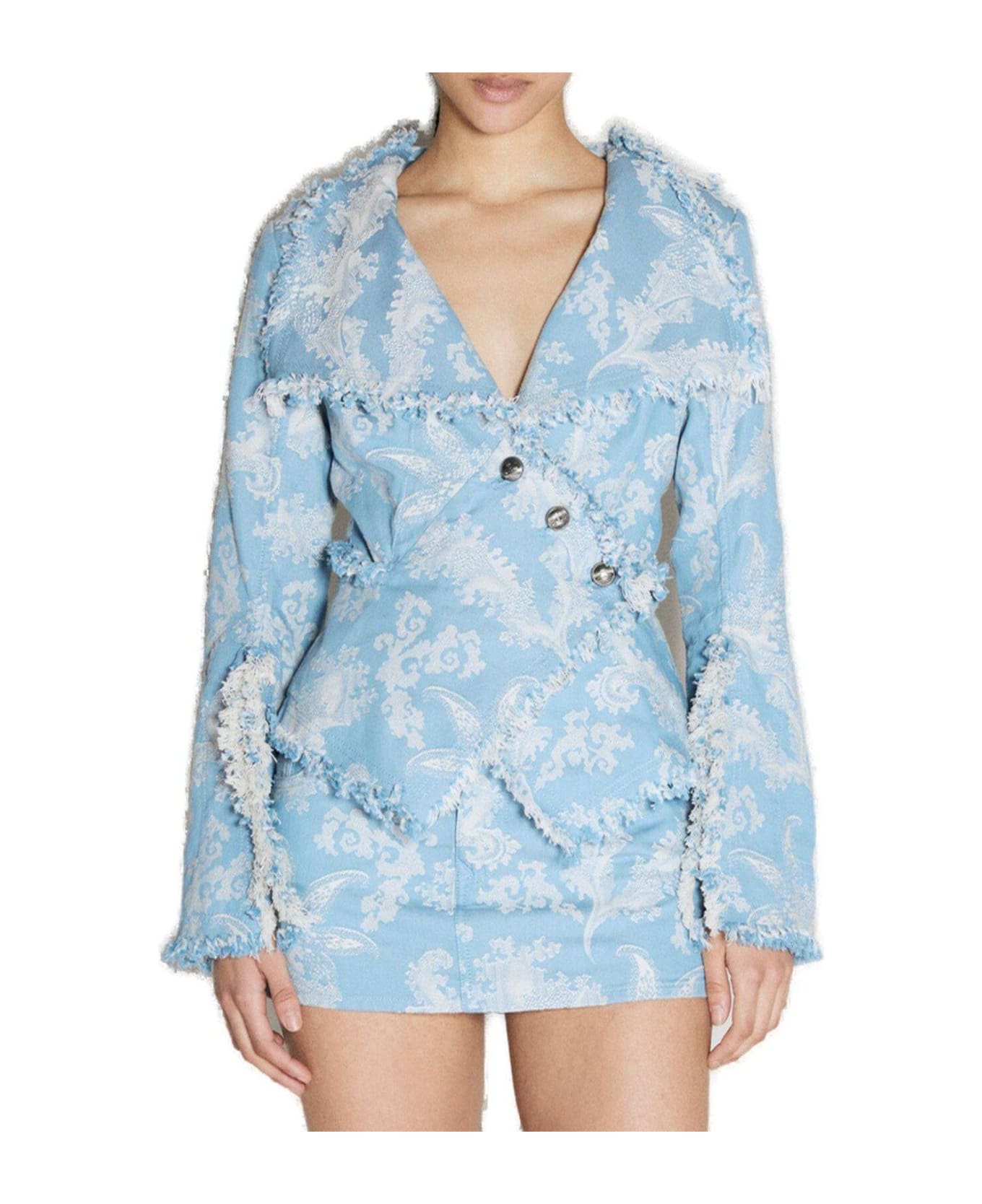 Vivienne Westwood Frayed Jacket - Blu