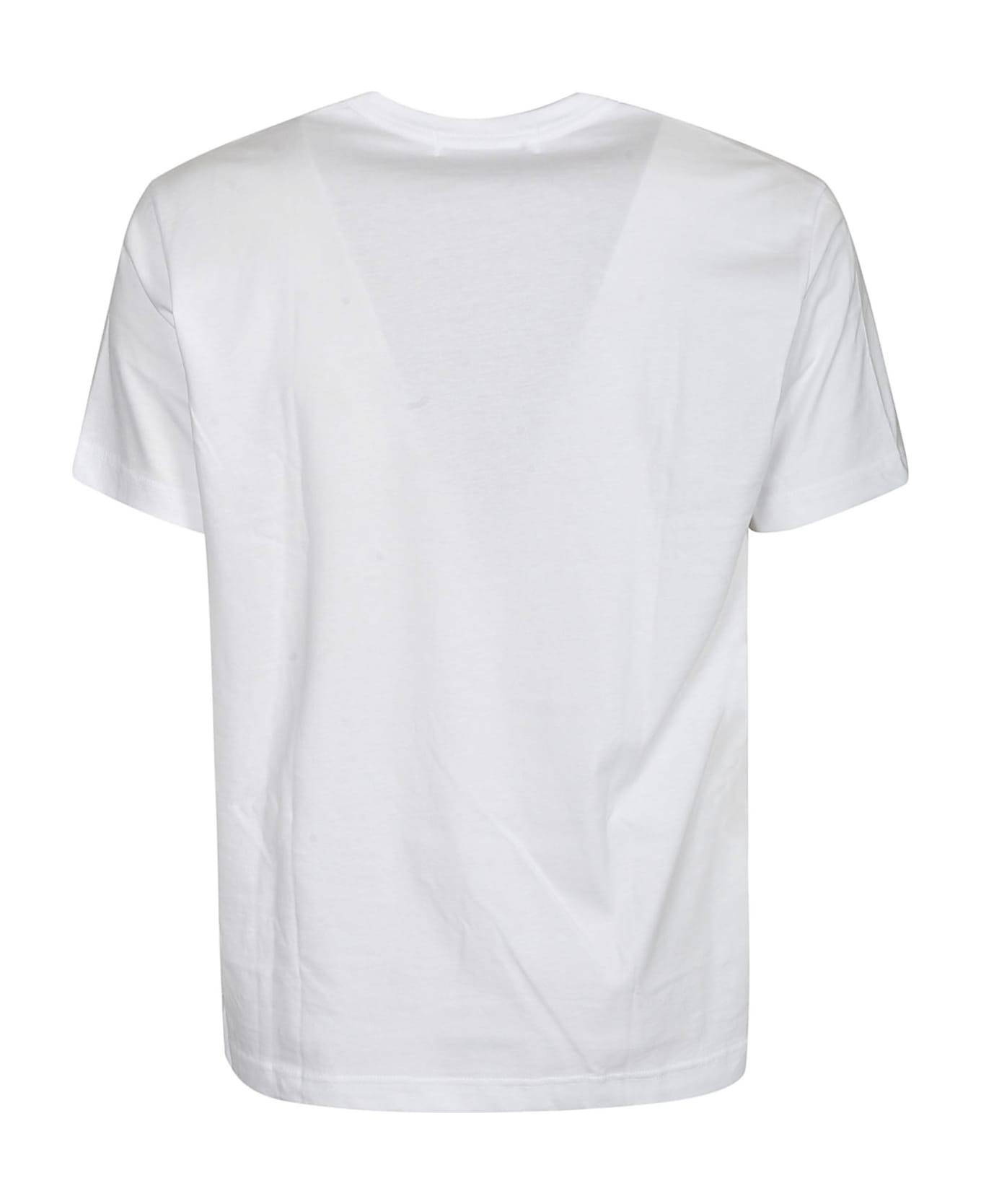 Comme des Garçons Graphic Print Regular T-shirt - White シャツ