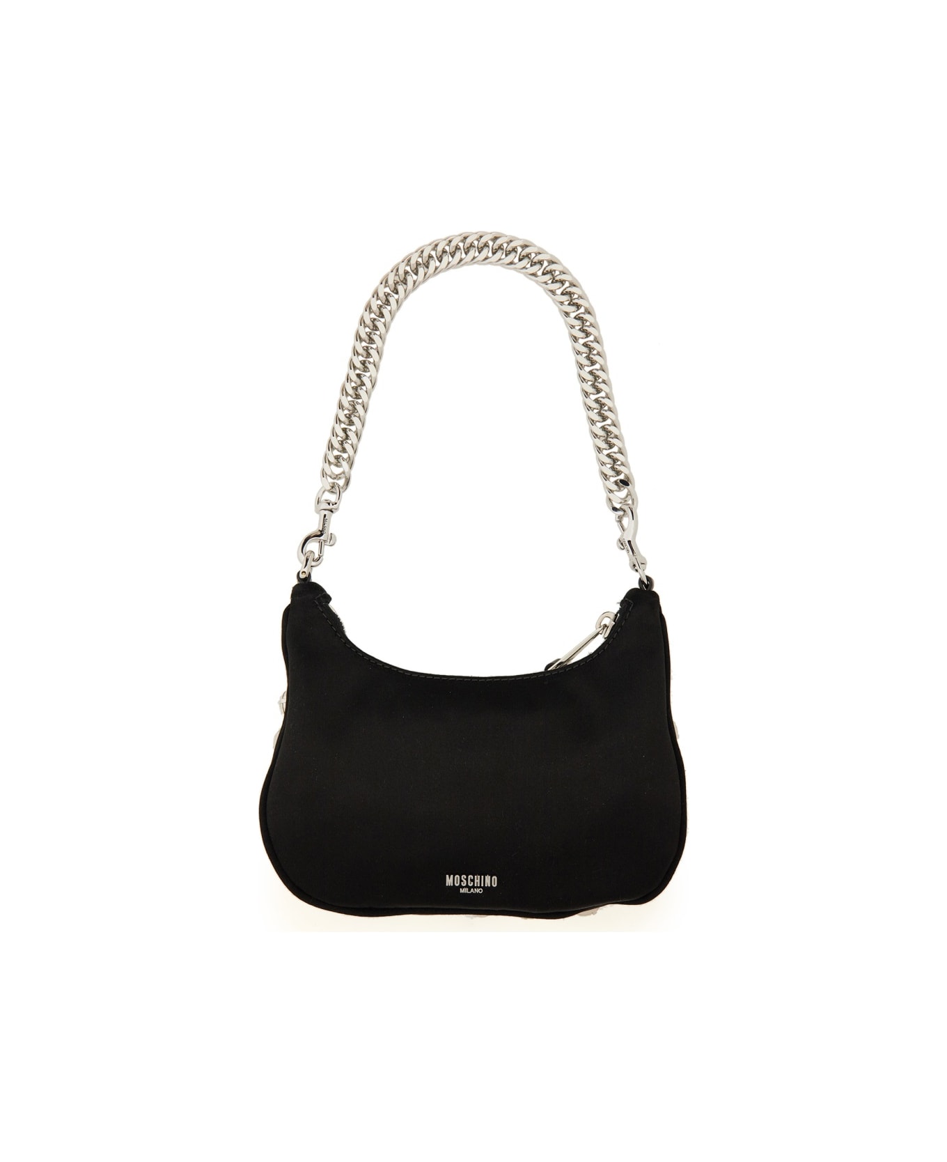 Moschino Bag With Chain - BLACK トートバッグ