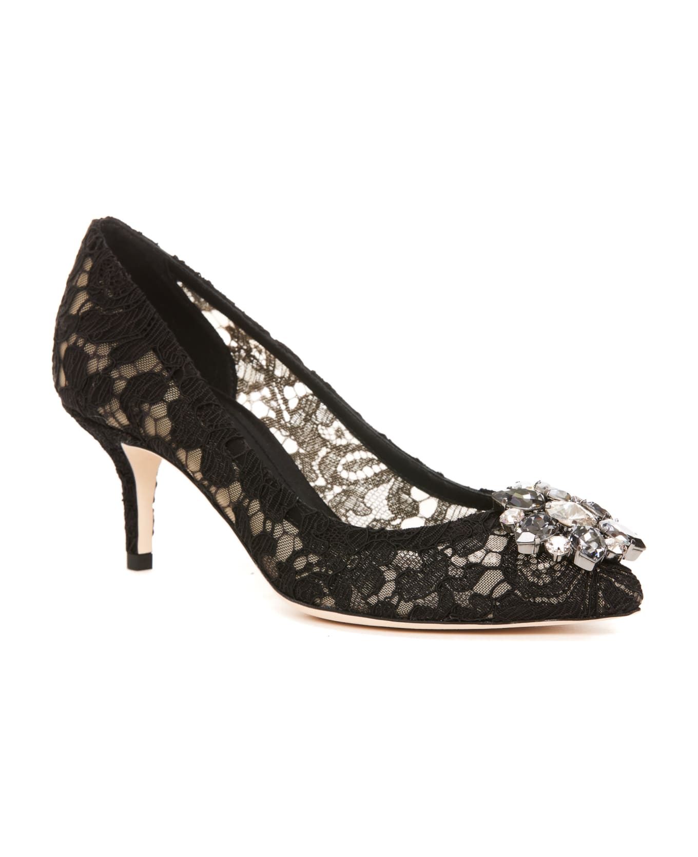 Dolce & Gabbana Taormina Lace Pumps - Nero