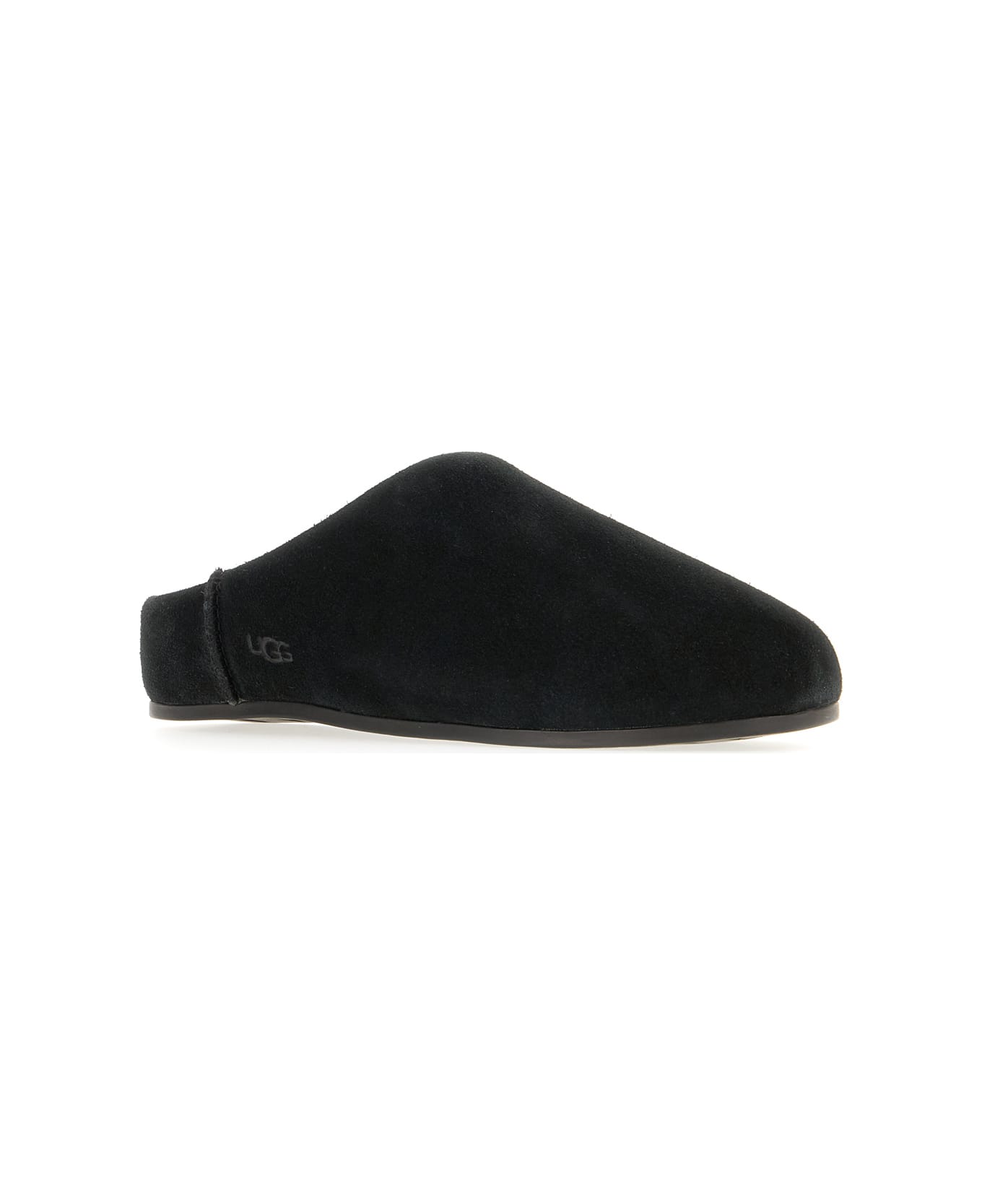 UGG Black Suede Elea Slippers - BLACK