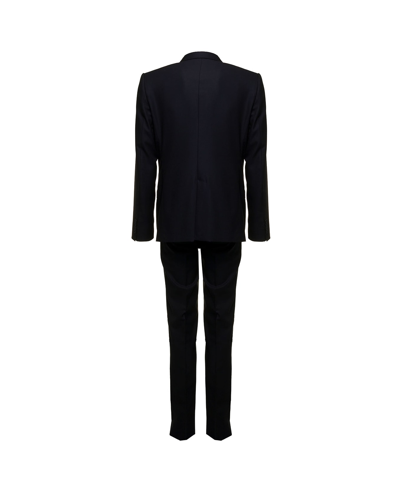 Dolce & Gabbana Man's Blue Wool And Silk Martini Tailored Suit - Blu