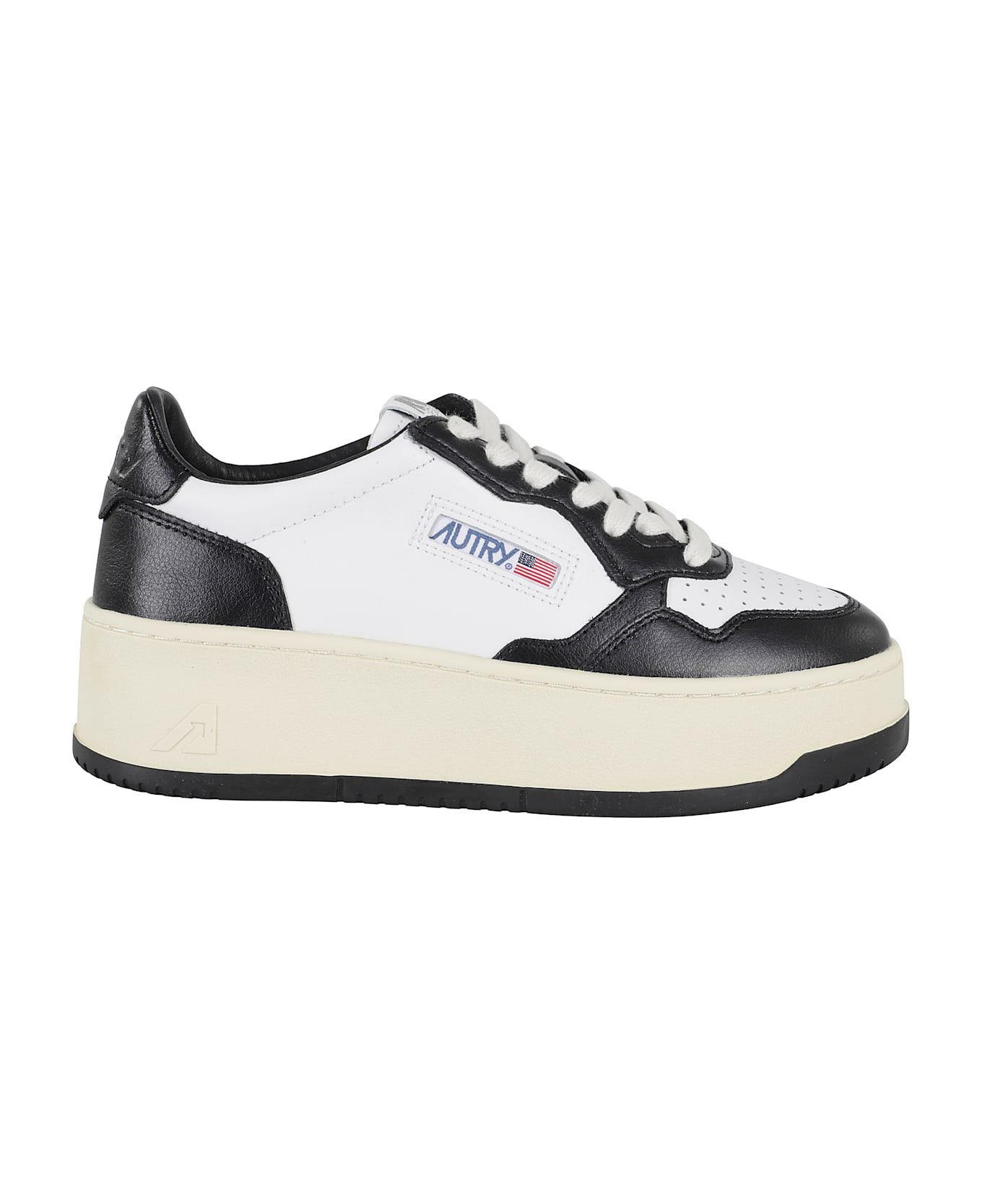 Autry Platform Low - White Black
