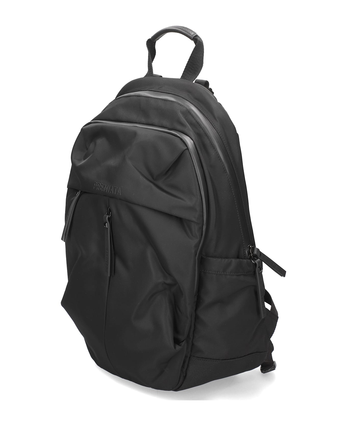 Premiata Black Nylon Backpack