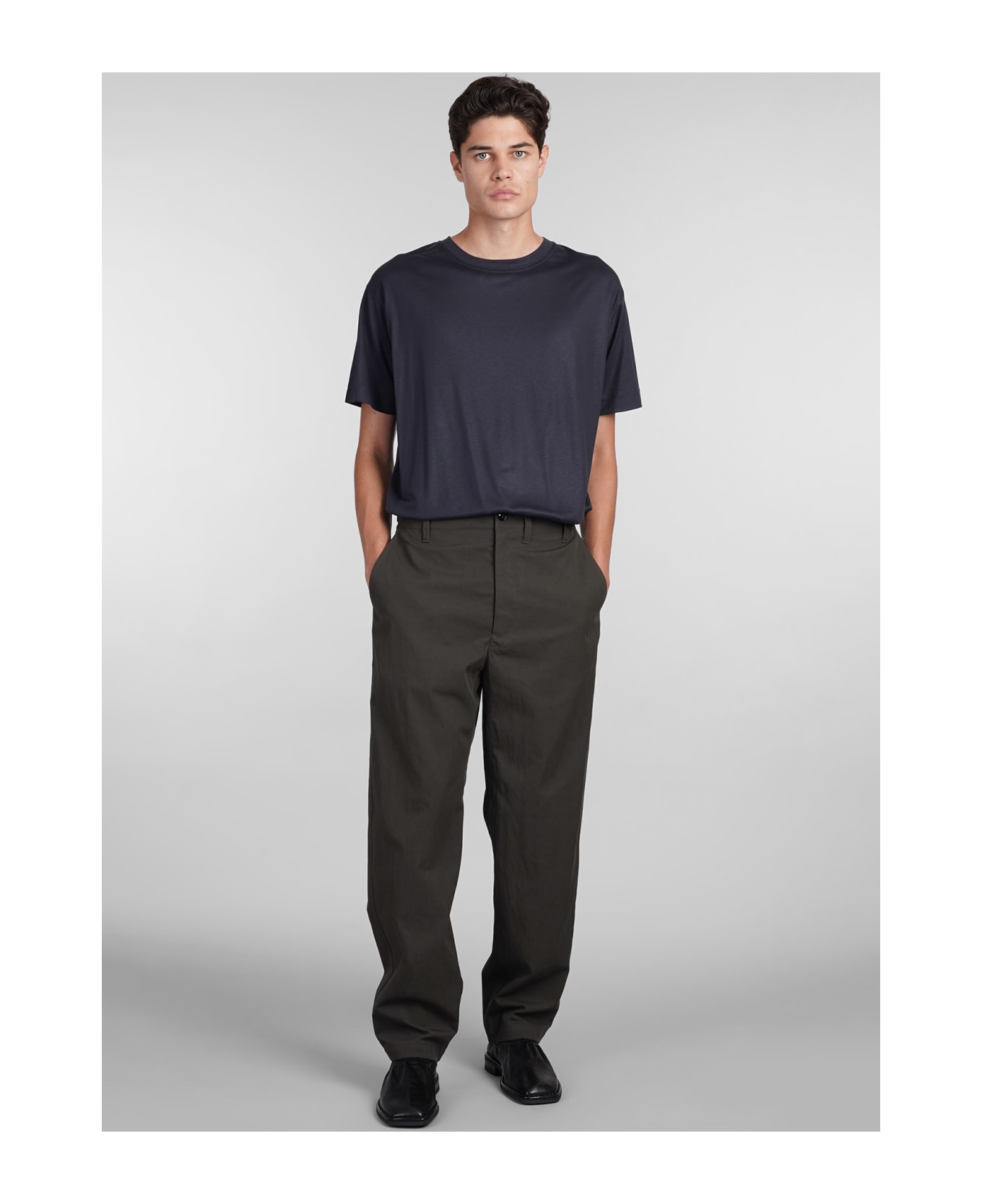 Lemaire Pants In Brown Cotton - brown