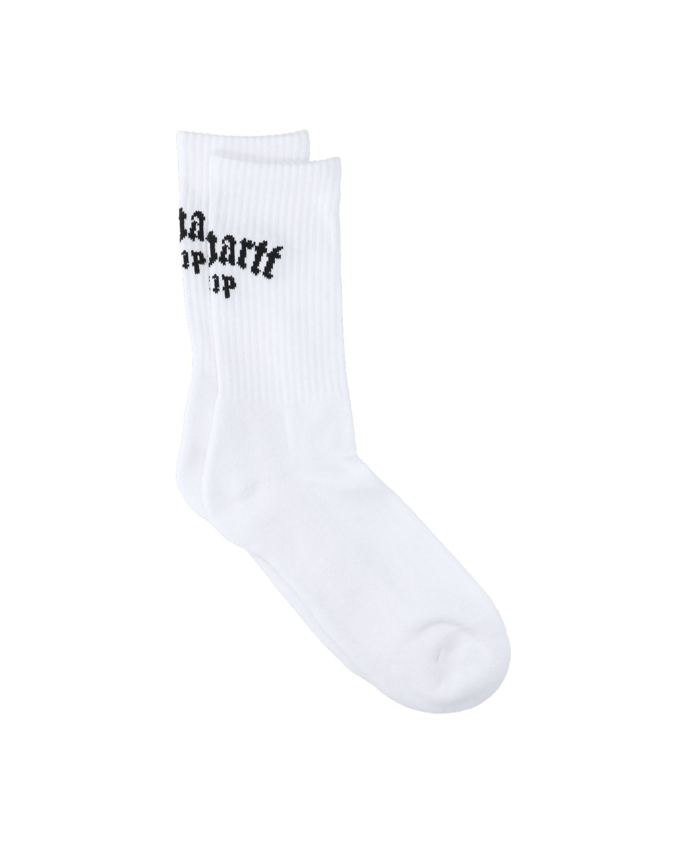 Carhartt 'onyx' Socks - Bianco/nero 靴下