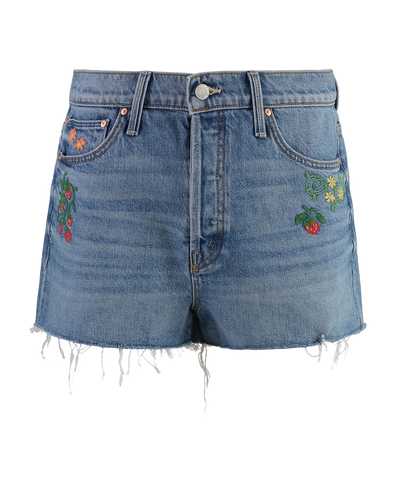 Mother The Ditcher Denim Shorts - Denim