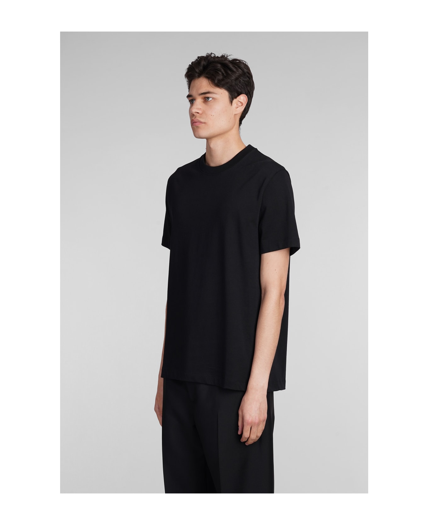 Helmut Lang T-shirt In Black Cotton - black