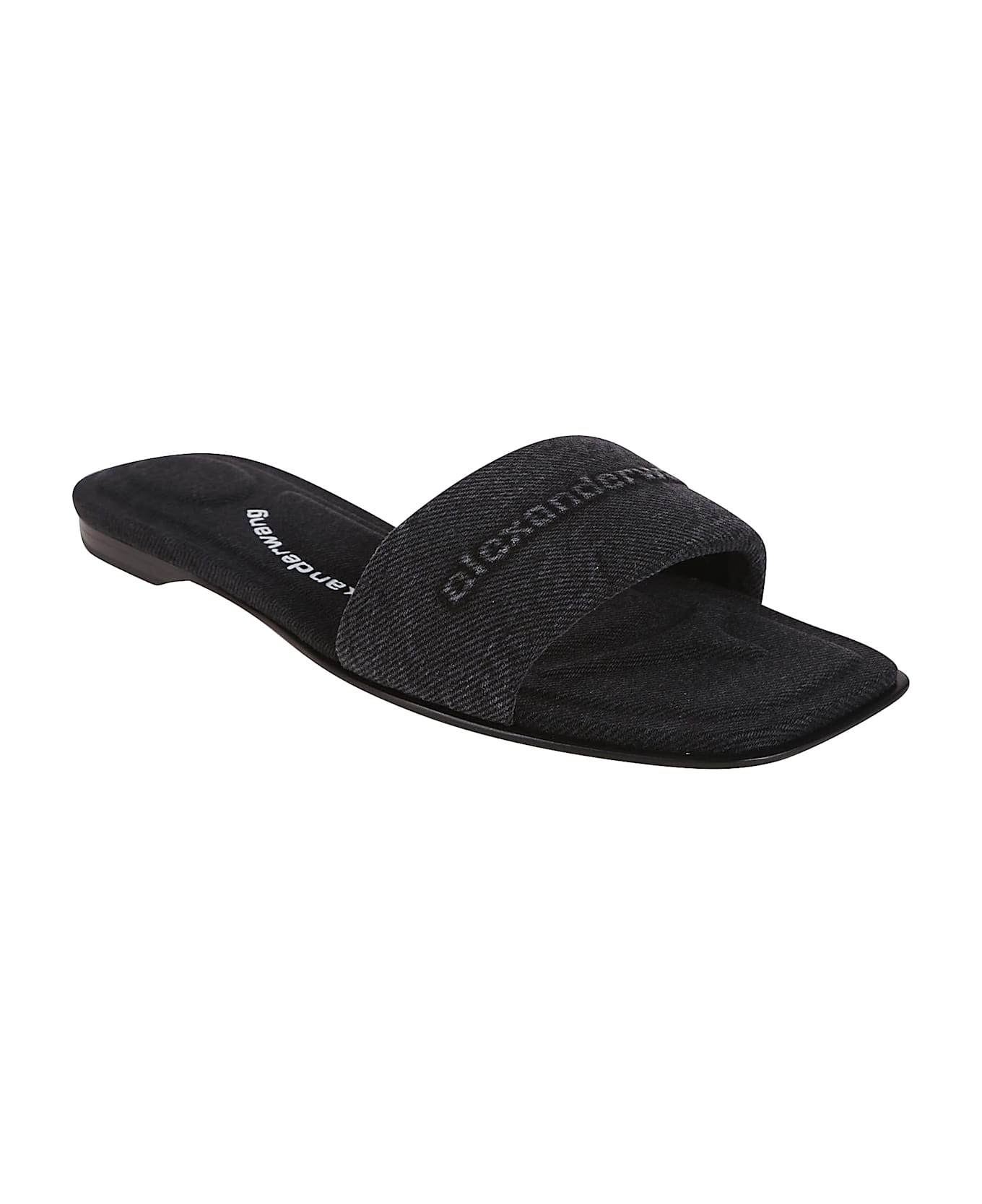 Alexander Wang Vy Flat Sandal - GREYAGED