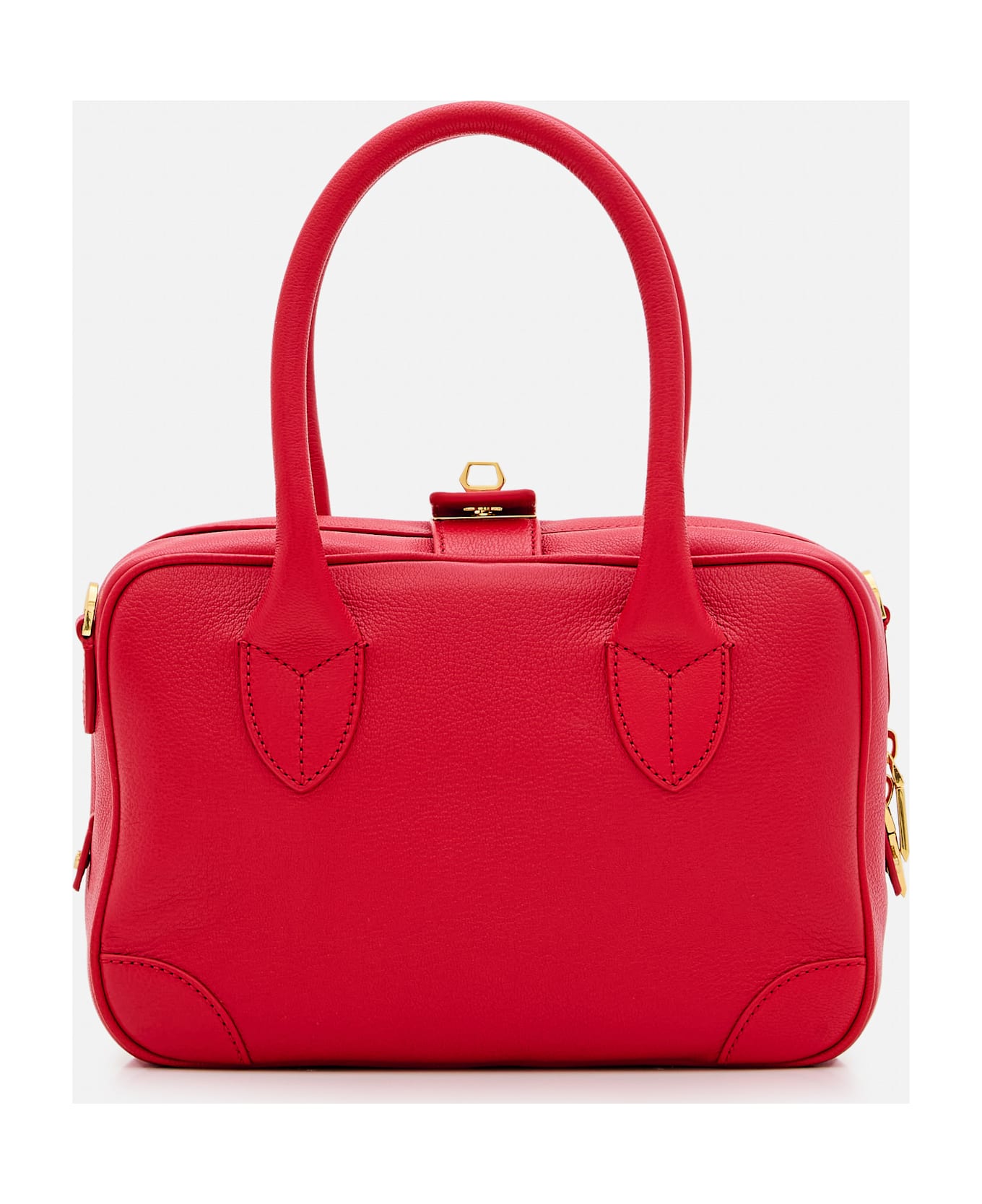 Golden Goose Waist Leather Handbag - Red