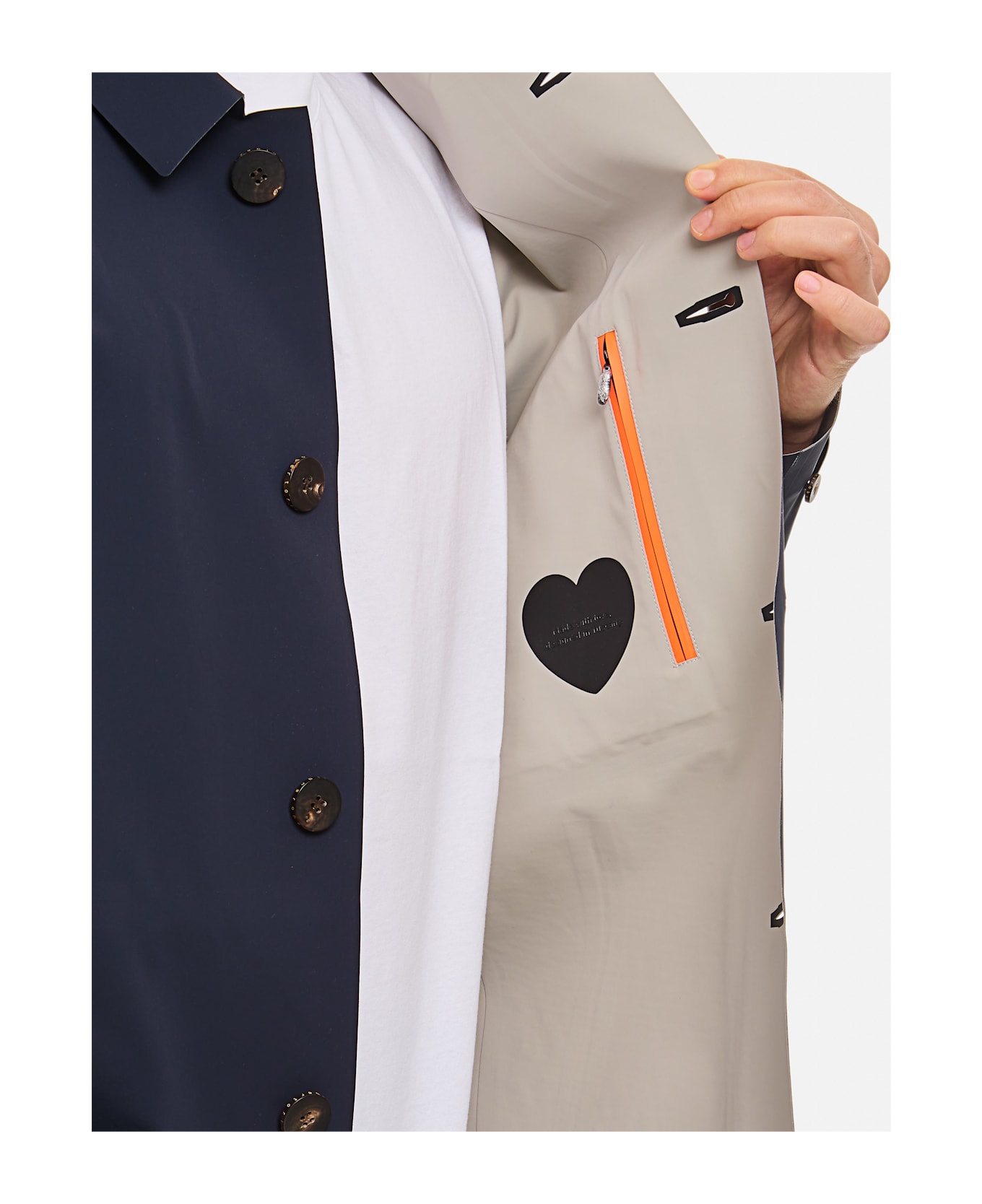 RRD - Roberto Ricci Design Montecristo Color Dust Trench - Blue