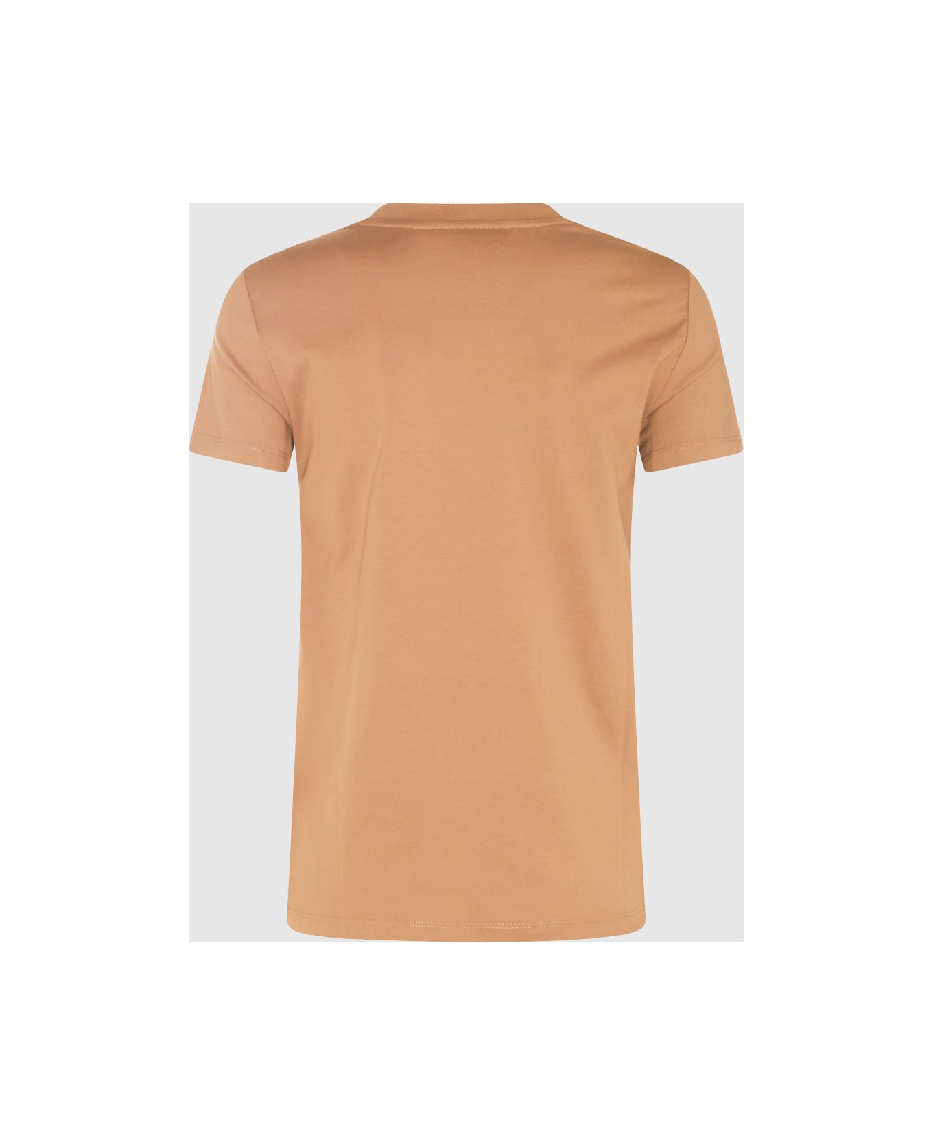Max Mara Camel Cotton T-shirt - Camel