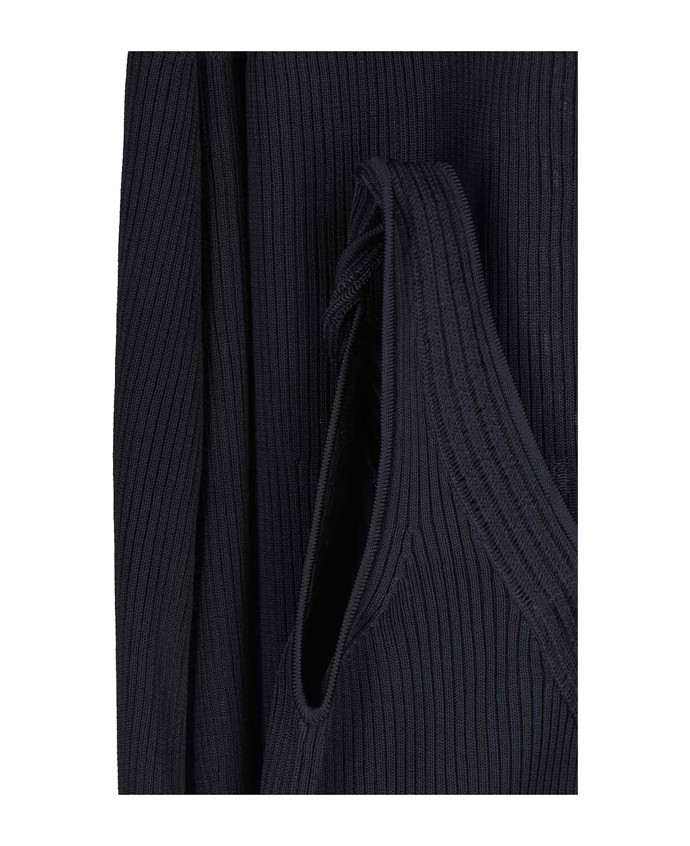 Calvin Klein Knitted Maxi Dress - Black  