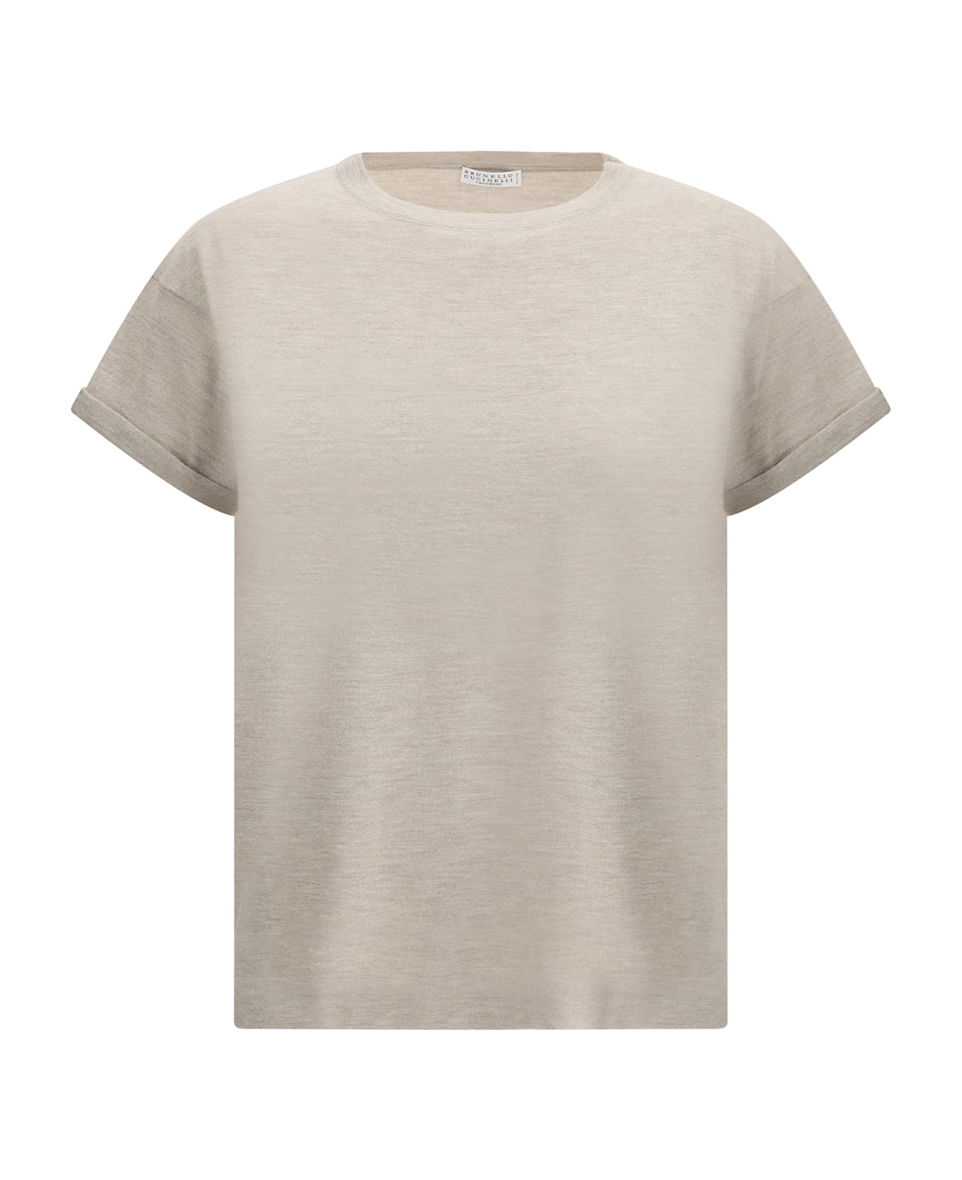 Brunello Cucinelli Cashmere Glitter T-shirt