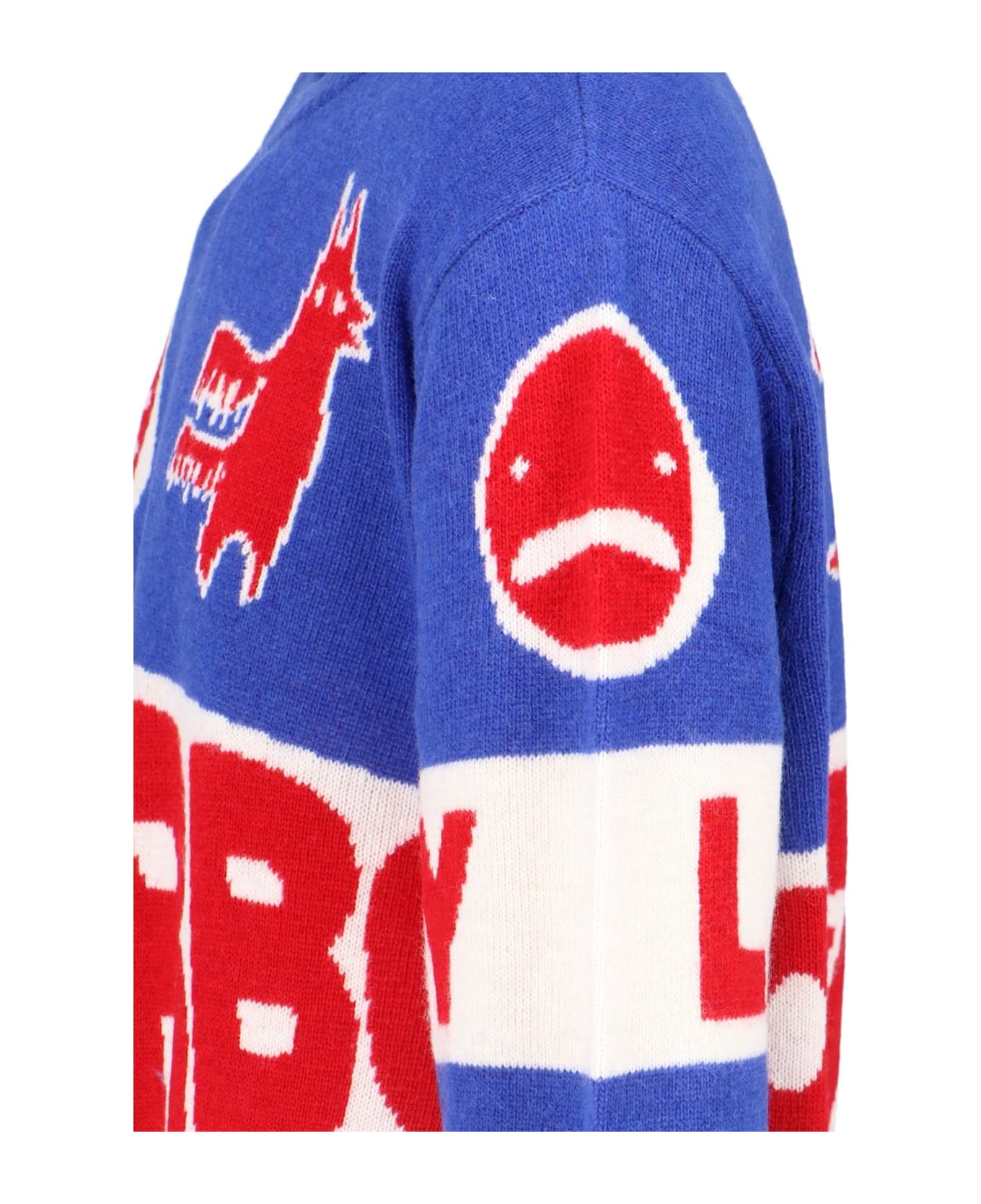 Charles Jeffrey Loverboy 'topsy Turvy Lojo' Sweater - BLUE