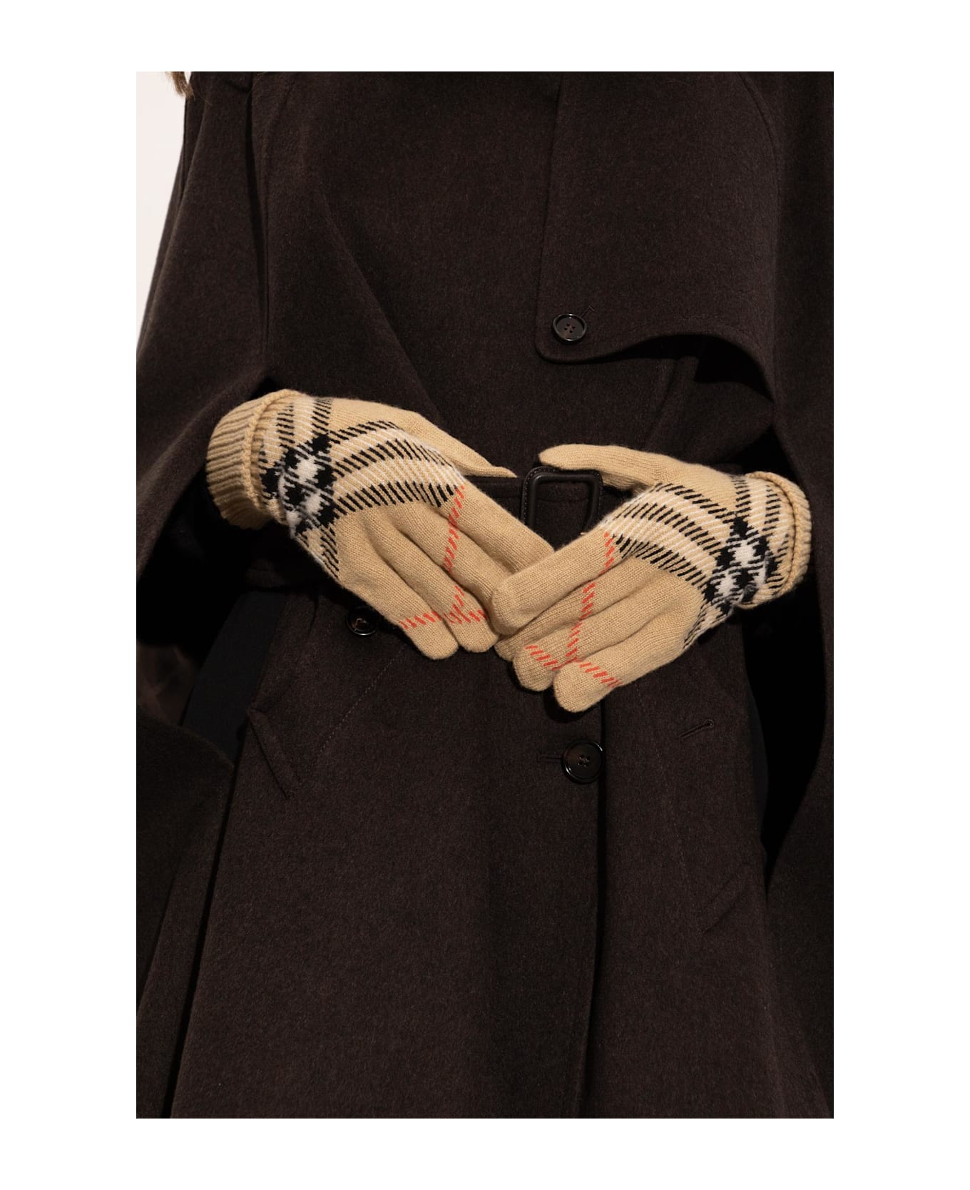 Burberry Cashmere Gloves - SAND