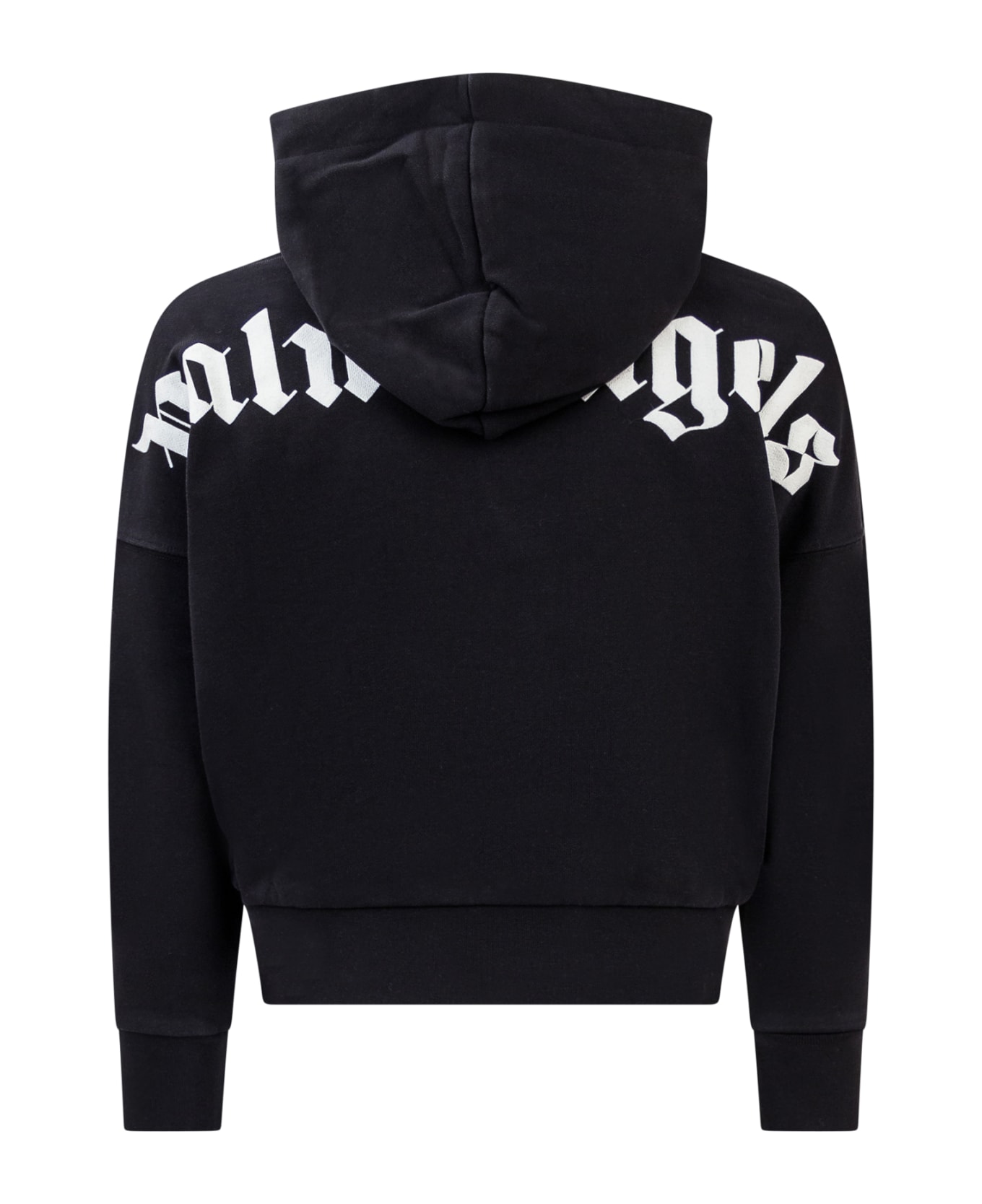 Palm Angels Hoodie With Logo - Black White