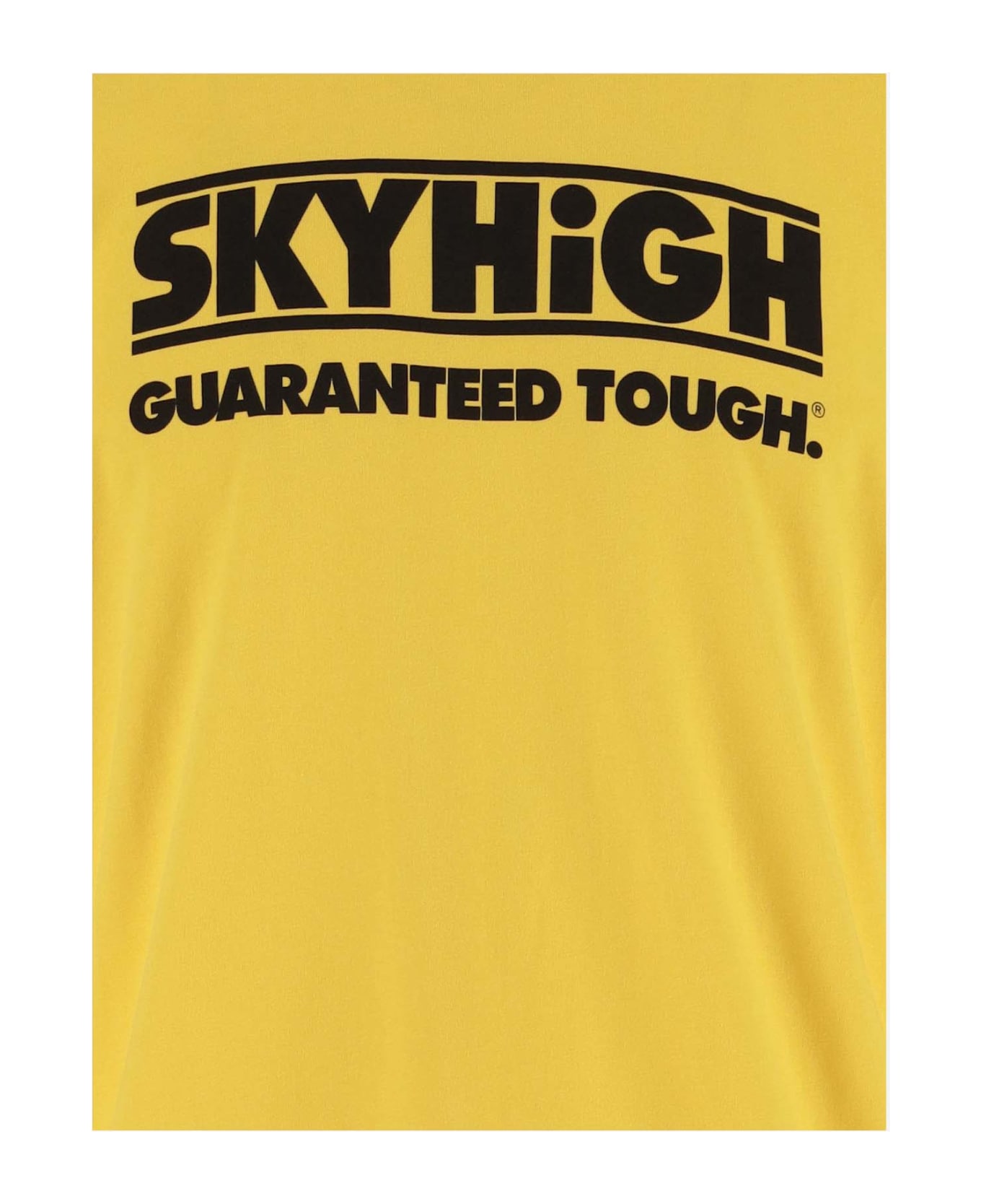 Sky High Farm Cotton T-shirt With Logo - Yellow シャツ