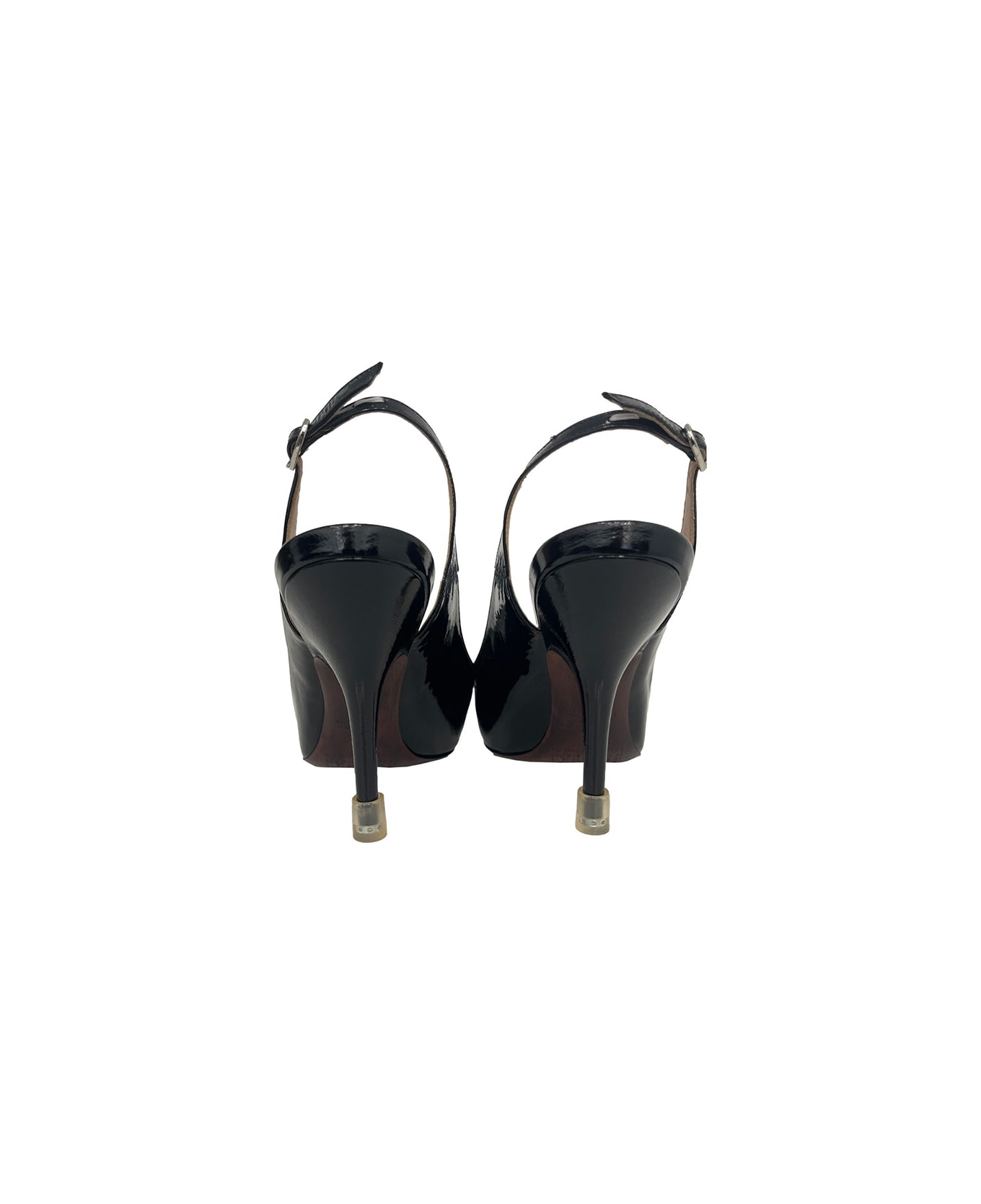 Maison Margiela Loved To Death Slingback Sandals - Black