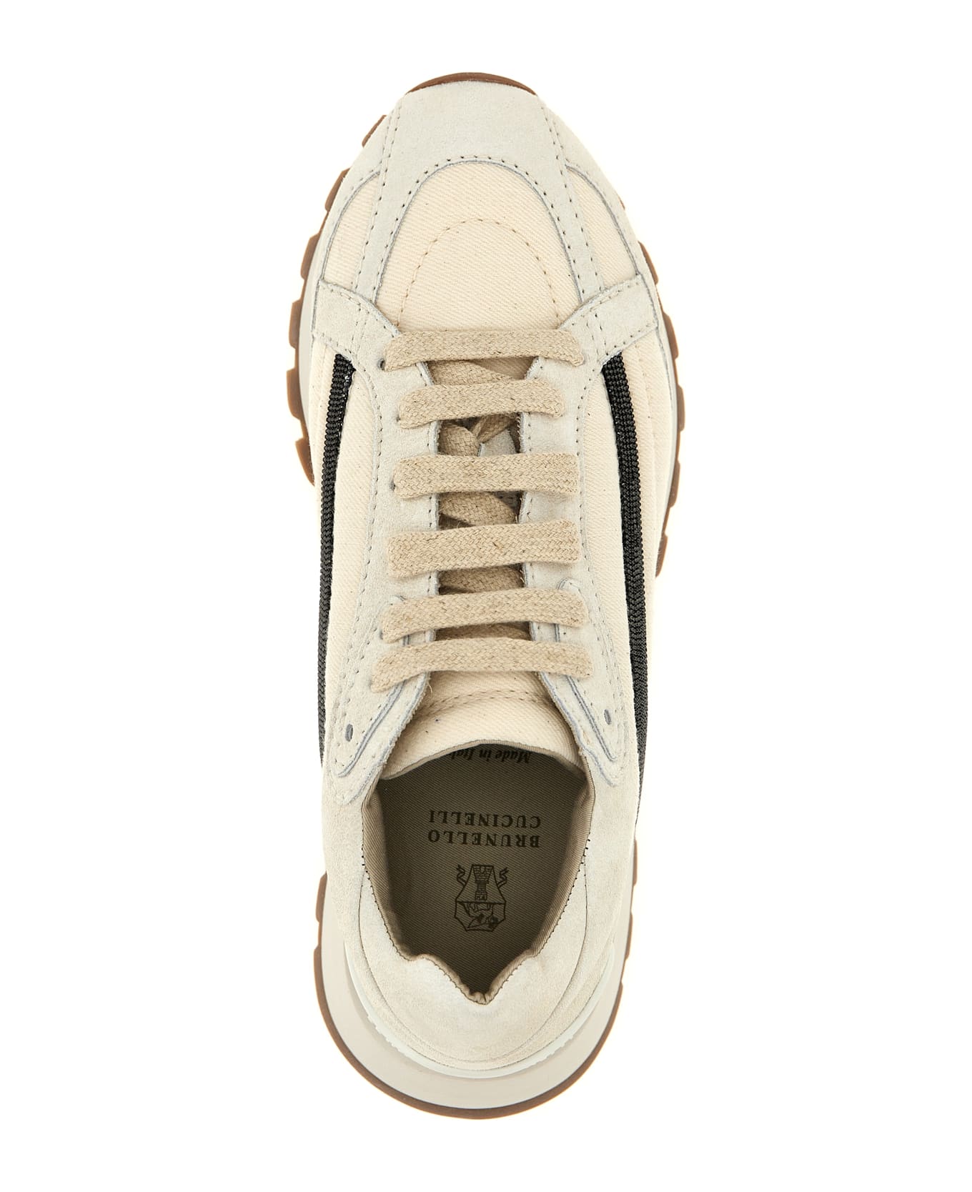 Brunello Cucinelli 'monile' Sneakers - Beige