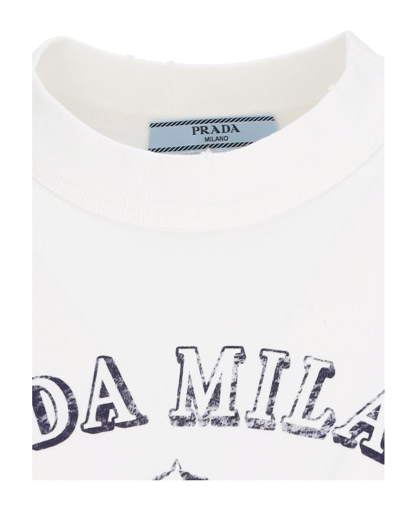Prada Logo T-shirt - White