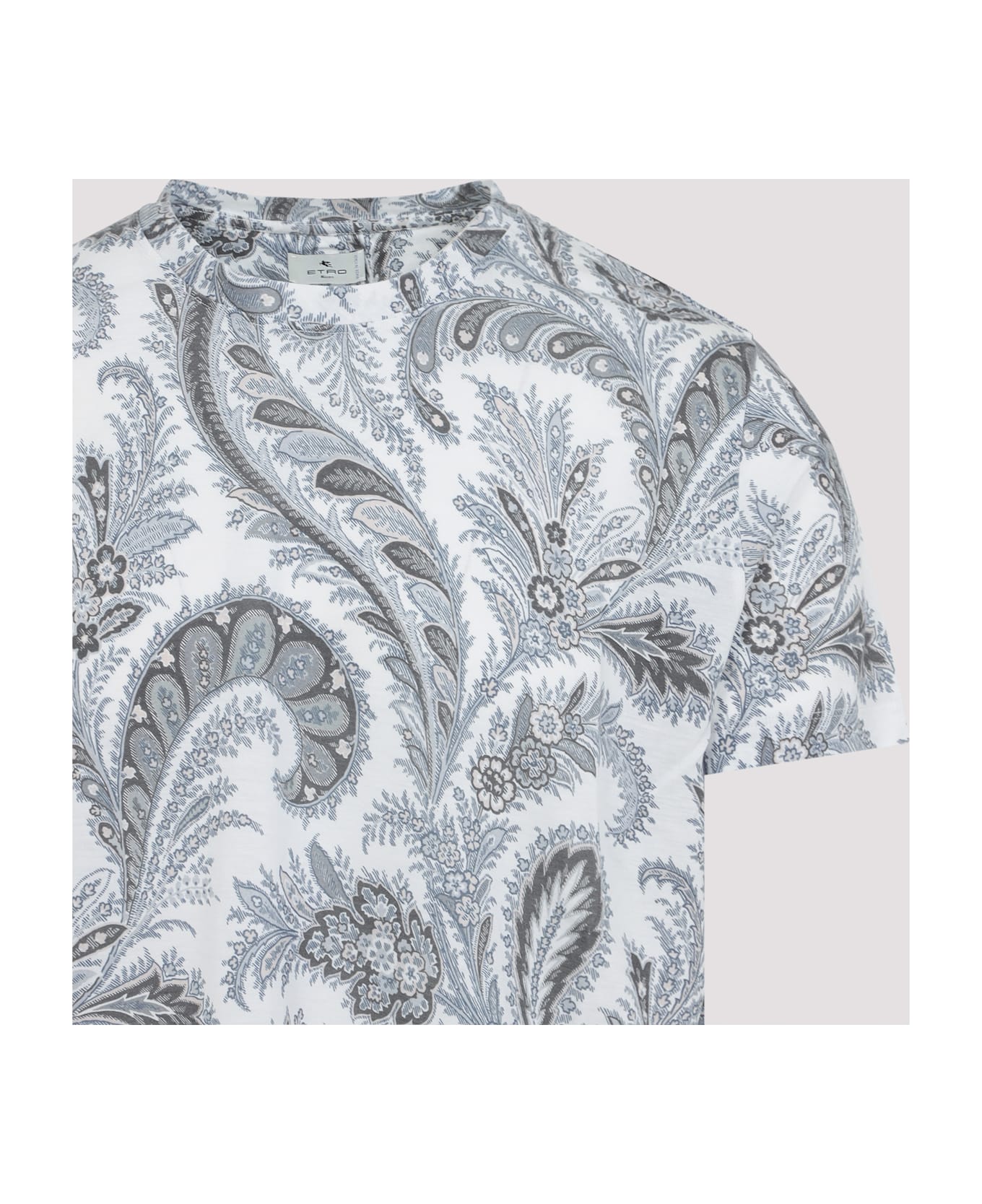 Etro Roma T-shirt - GREY/WHITE